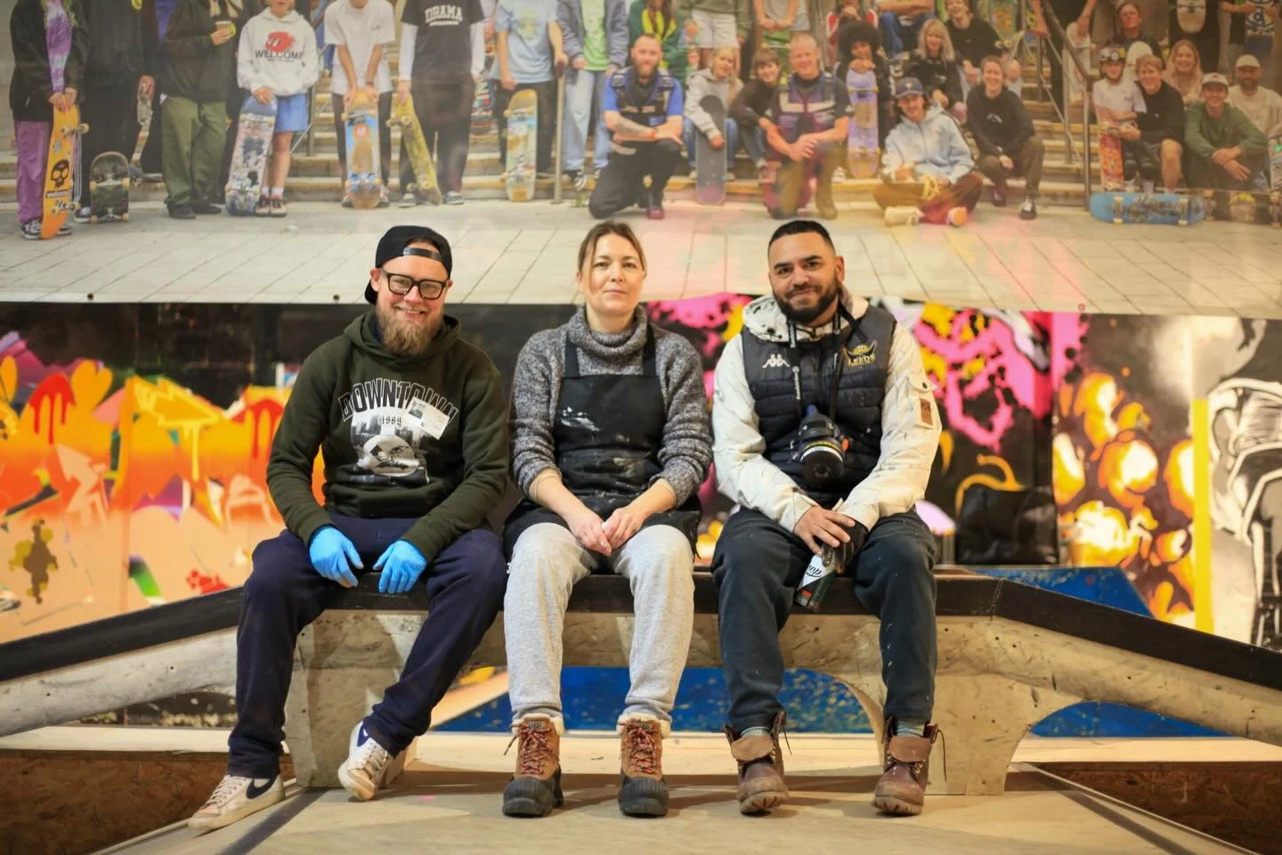 You may have noticed some new art in the park! 

A special thanks to @hyrograff @sheky137 @maylizgood who spared some of their time to come down and give our park a fresh look!