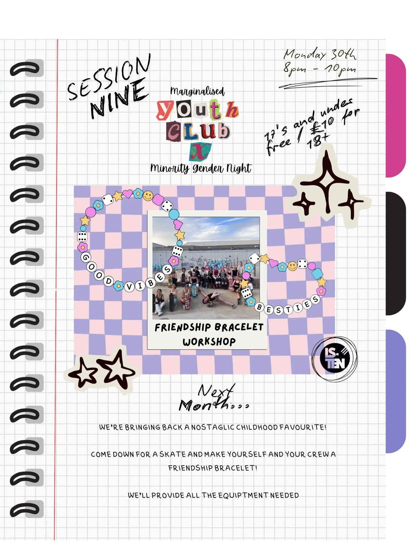 NEXT MONTH! 

We&rsquo;ll be making friendship bracelets! We&rsquo;ve got all the gear so come down and make your bestie (or yourself) a friendship bracelet! 

✨ALSO&hellip;✨

Swipe for a very exciting collaboration coming soon! We&rsquo;ll have @whe