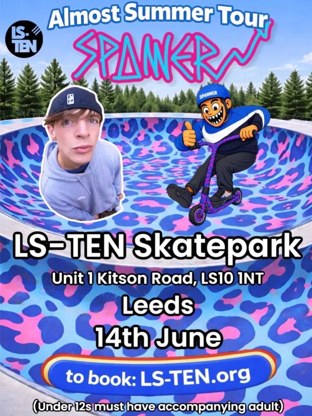 The world famous Spanner is coming to LS-TEN!!!!!!!

You have seen him all over youtube and social media but finally&hellip; finally&hellip; Spanner is coming to LS-TEN! YESSSSSSS

On the 14th June at 12 Oclock Spanner will be here to ride with every