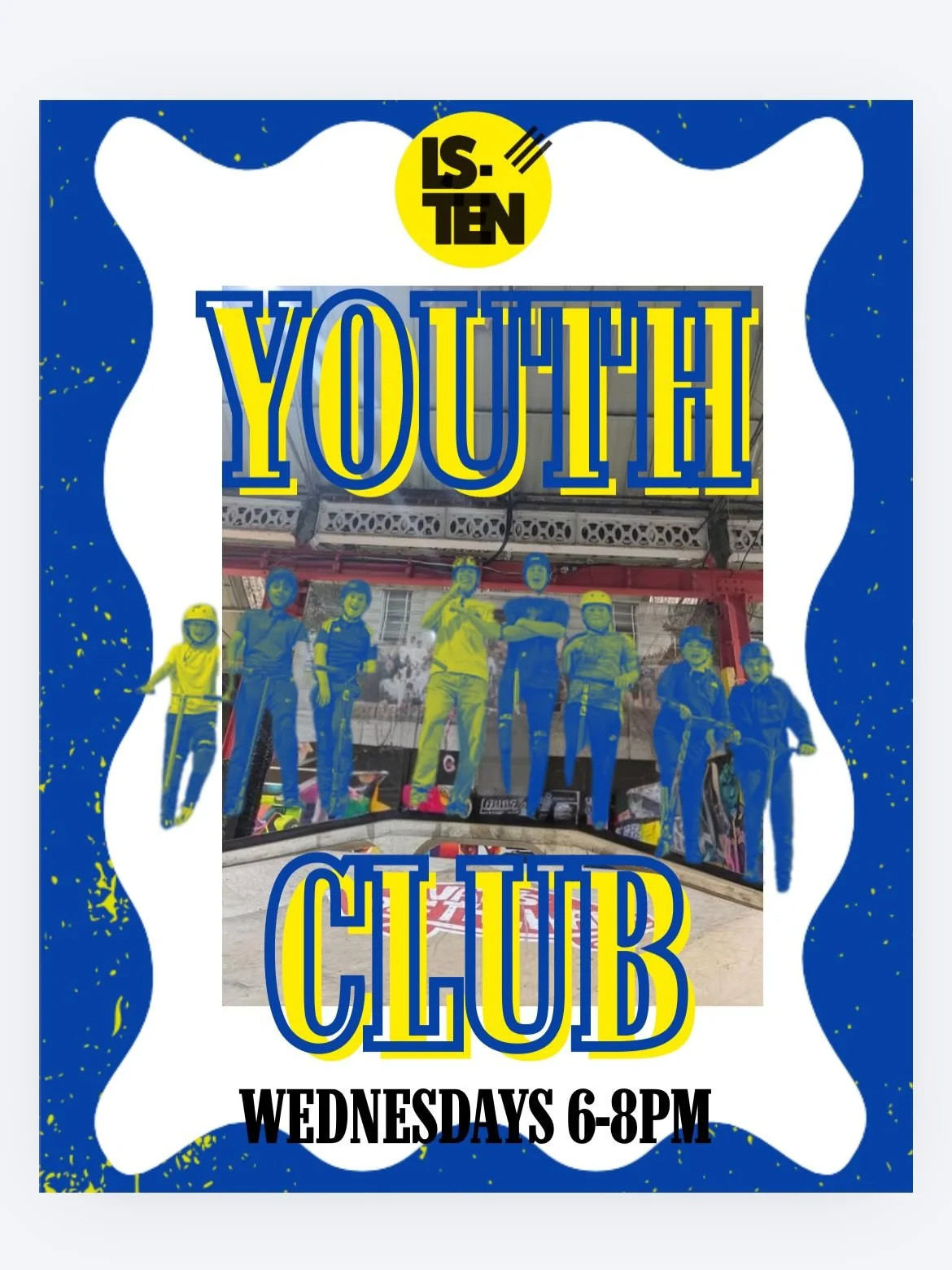 ✨Youth Club returns this Wednesday!✨

This week (Weds 22nd) will be BMX / scooter only, alternating the following week with skateboards only (Weds 29th). 

Wednesdays 6-8pm. 

See you there!✨