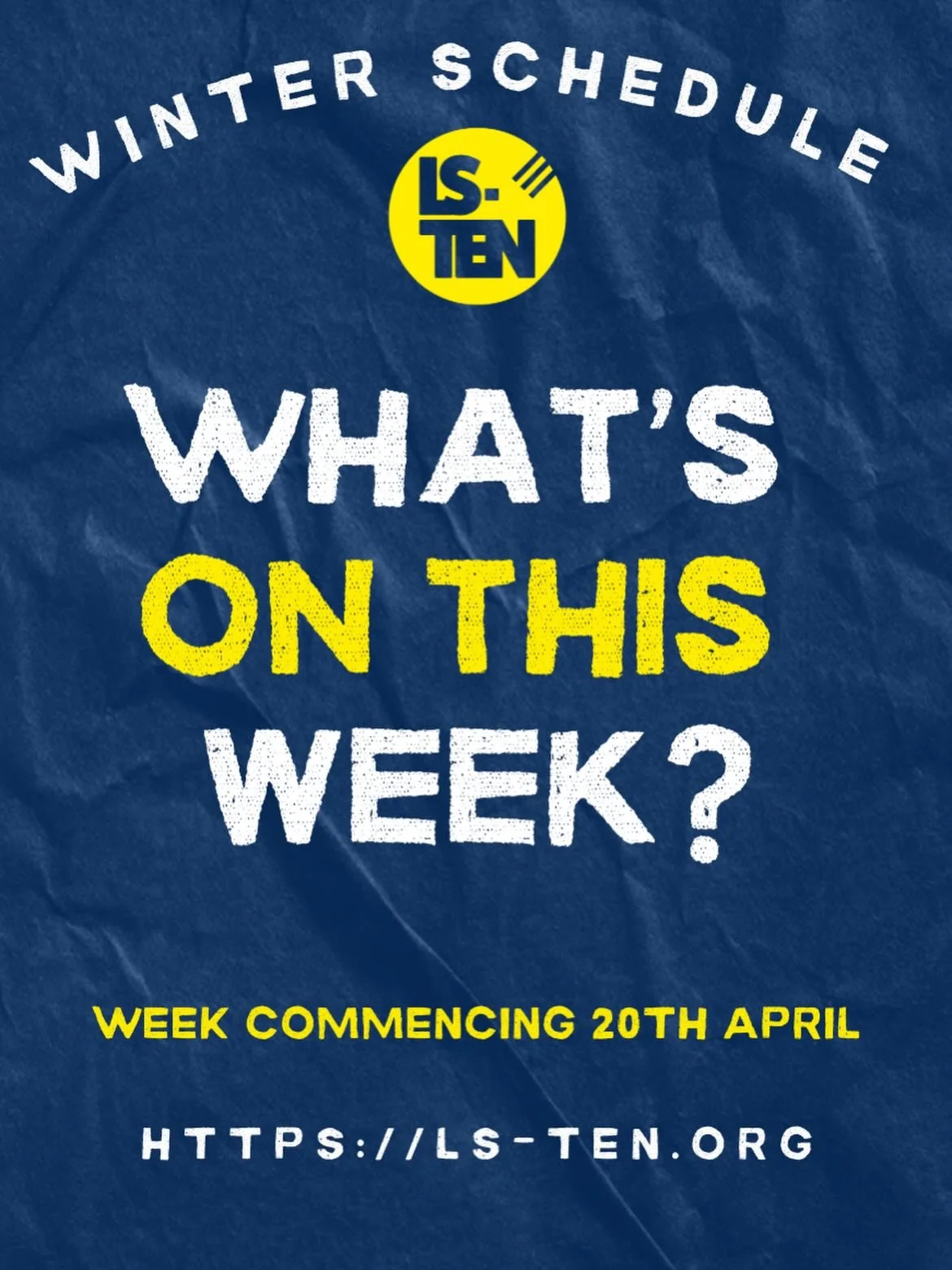 What&rsquo;s On this week?✨