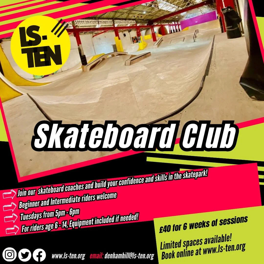 Skateboard &amp; Scooter club block and single sessions now available to book!

The clubs are one hour in length and include equipment and coaching from our specialist coaches⭐️

Skateboard club will run for 6 weeks kicking off Tuesday 2nd June and c