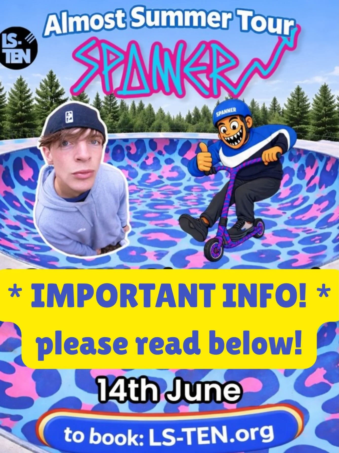 Ride With Spanner - Sunday 14th June 

*Important Info!*

Hey everyone! @spanner9 is visiting us this weekend!

Here&rsquo;s some important info for ticket holders:

CAR PARKING: Our car park will be really busy! Please plan some alternative on-stree