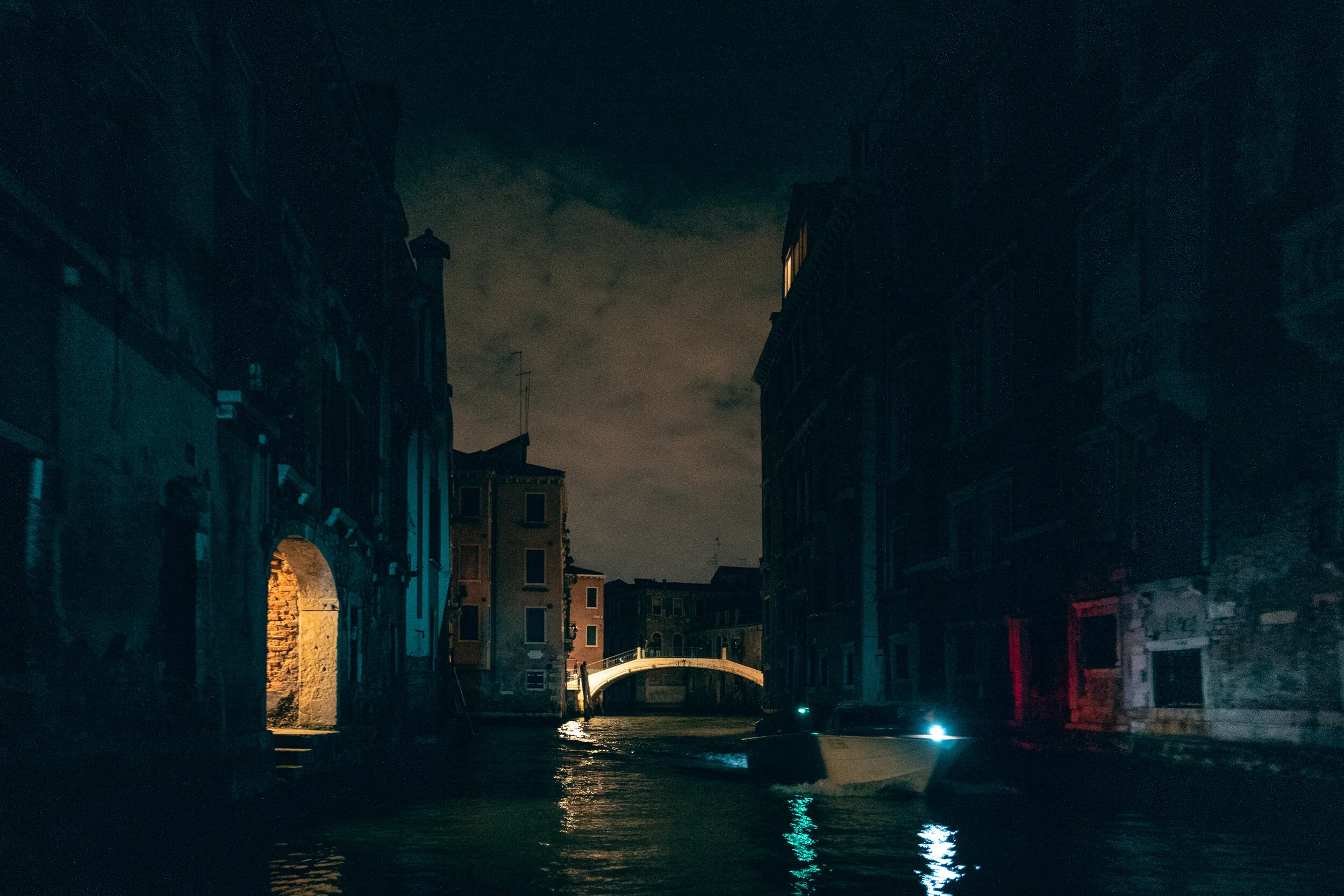 Venice by night.