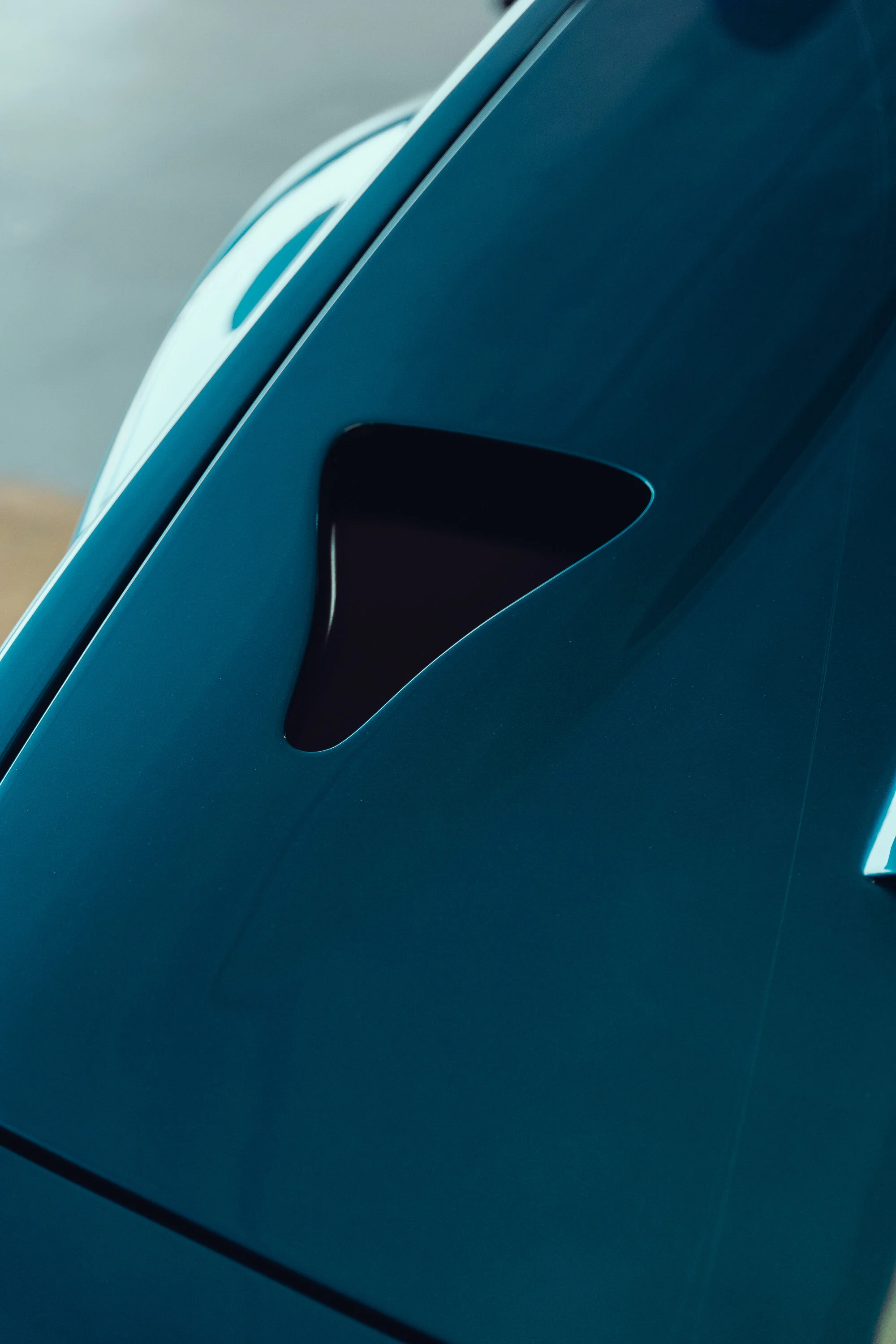 Jarama hood detail.