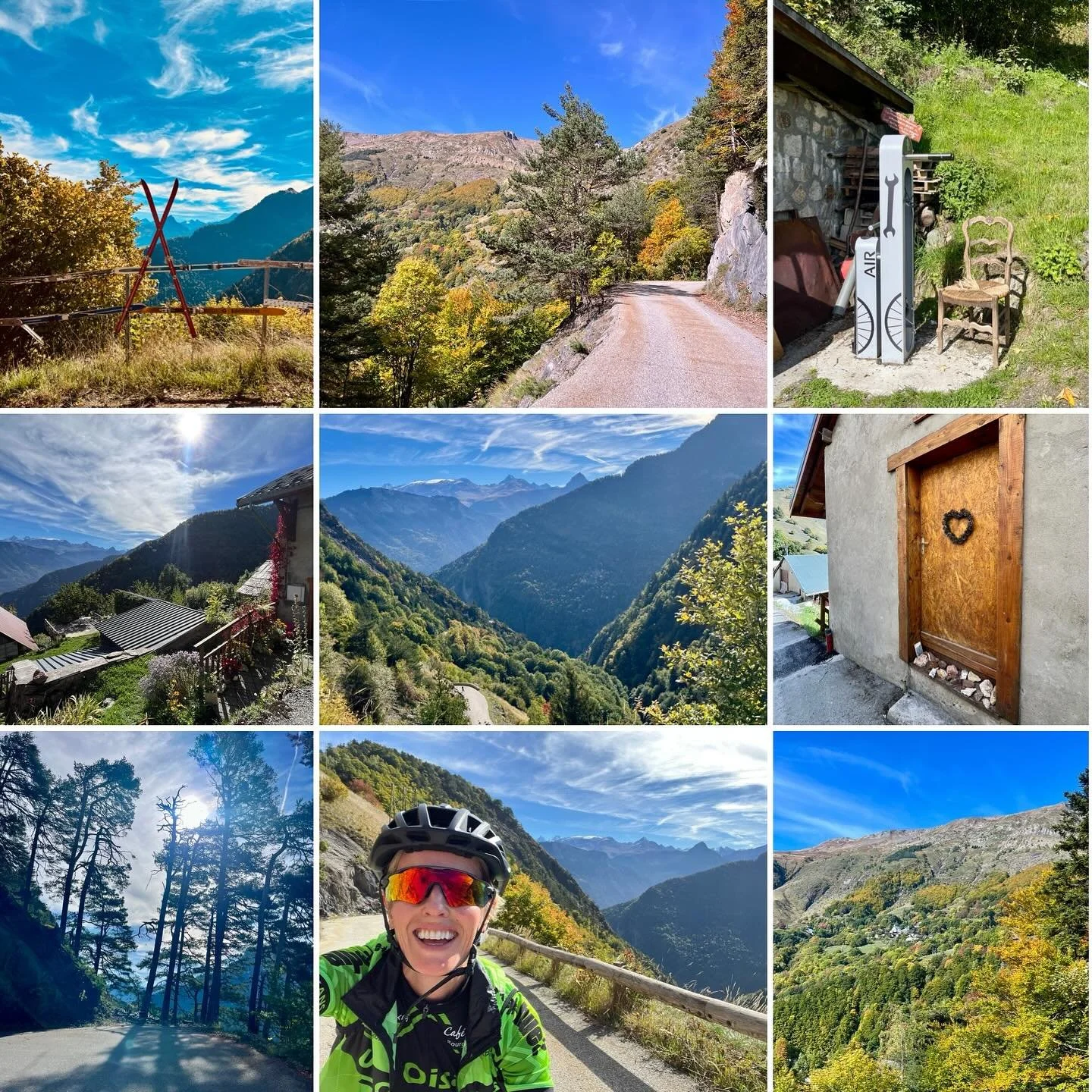 Oulles in the hot Autumn sunshine ☀️ 🚴🏻 This gem of a local climb needs to be on every cyclists tick list 👌🏔️ #oisans #lebourgdoisans #allemond #les2alpes #alpedhuez #bikeoisans 

@exploreoisans to book your self catered accommodation, Bourg d&rs