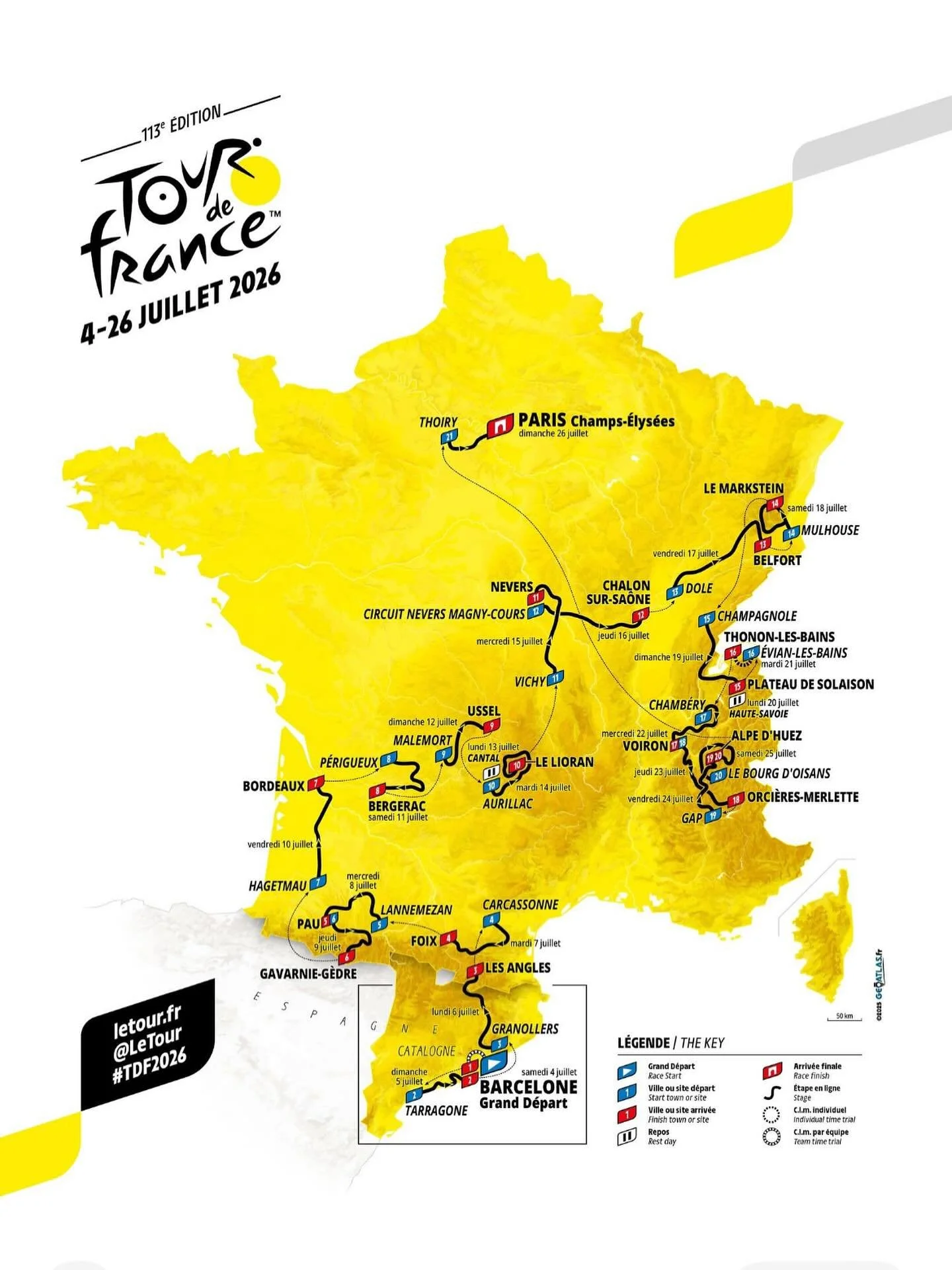 Woop woop! Amazing news to have TDF in the Oisans in 2026 July 19 &amp; 20  #alpedhuez  #lebourgdoisans 🤩
Get in touch to book your self catered stay at our properties #lebourgdoisans #allemond #alpedhuez 🚴🏻🚴🏻🎉 @exploreoisans 
@letourdefrance