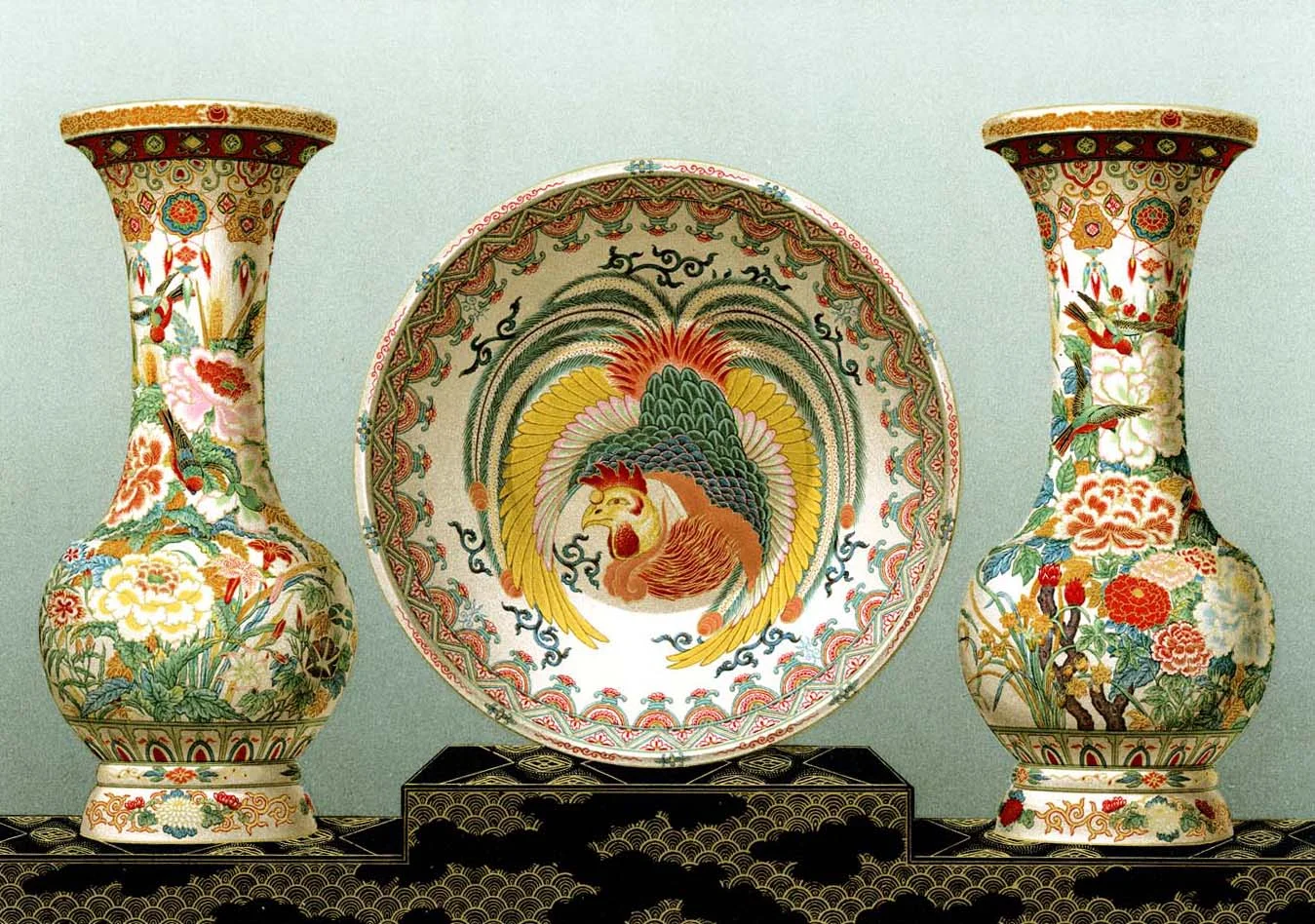Two Vessels and Plate