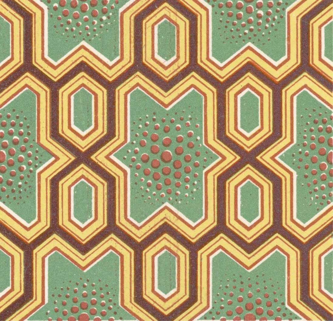 Green Geometric Pattern