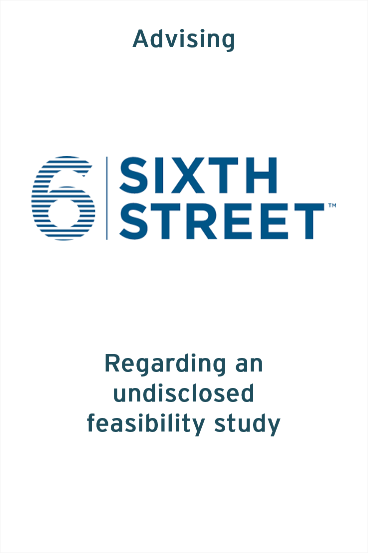 Emendo advises Sixth Street on undisclosed feasibility study