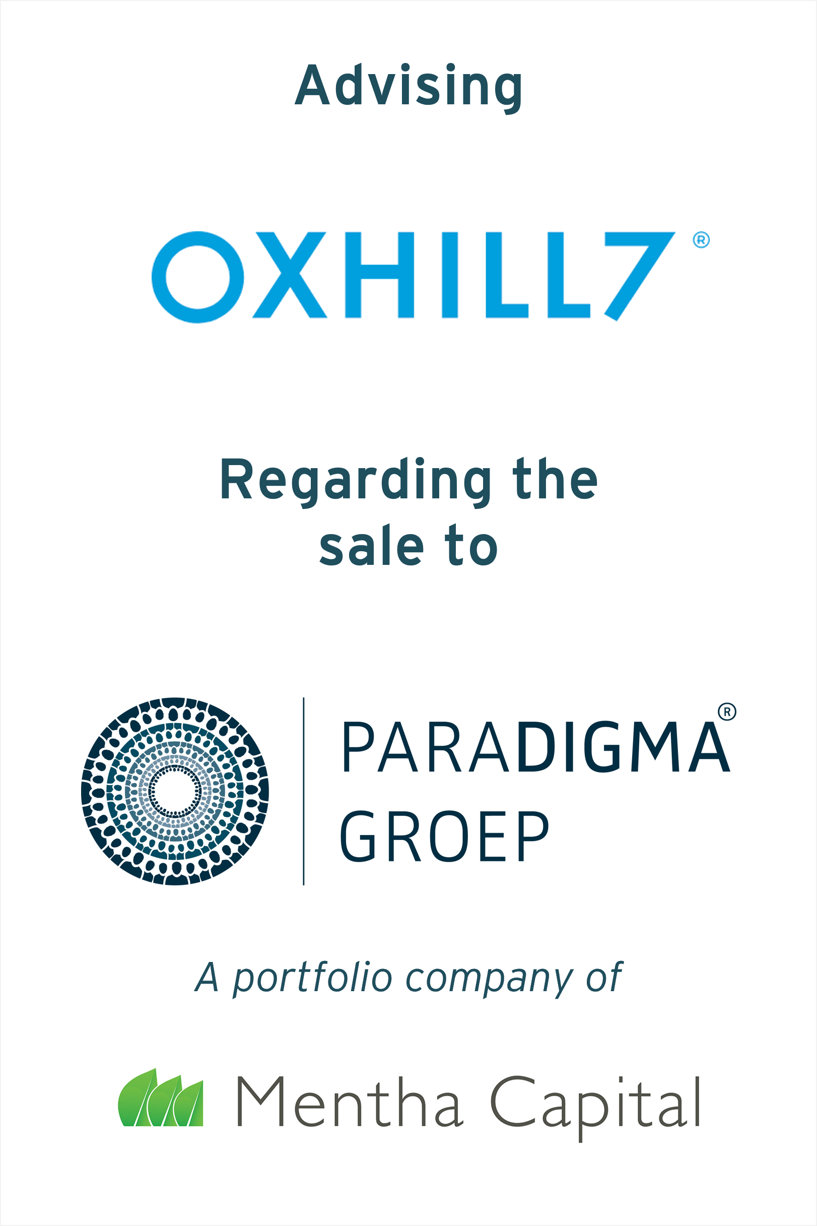 OxHill7 sold to paraDIGMA Groep