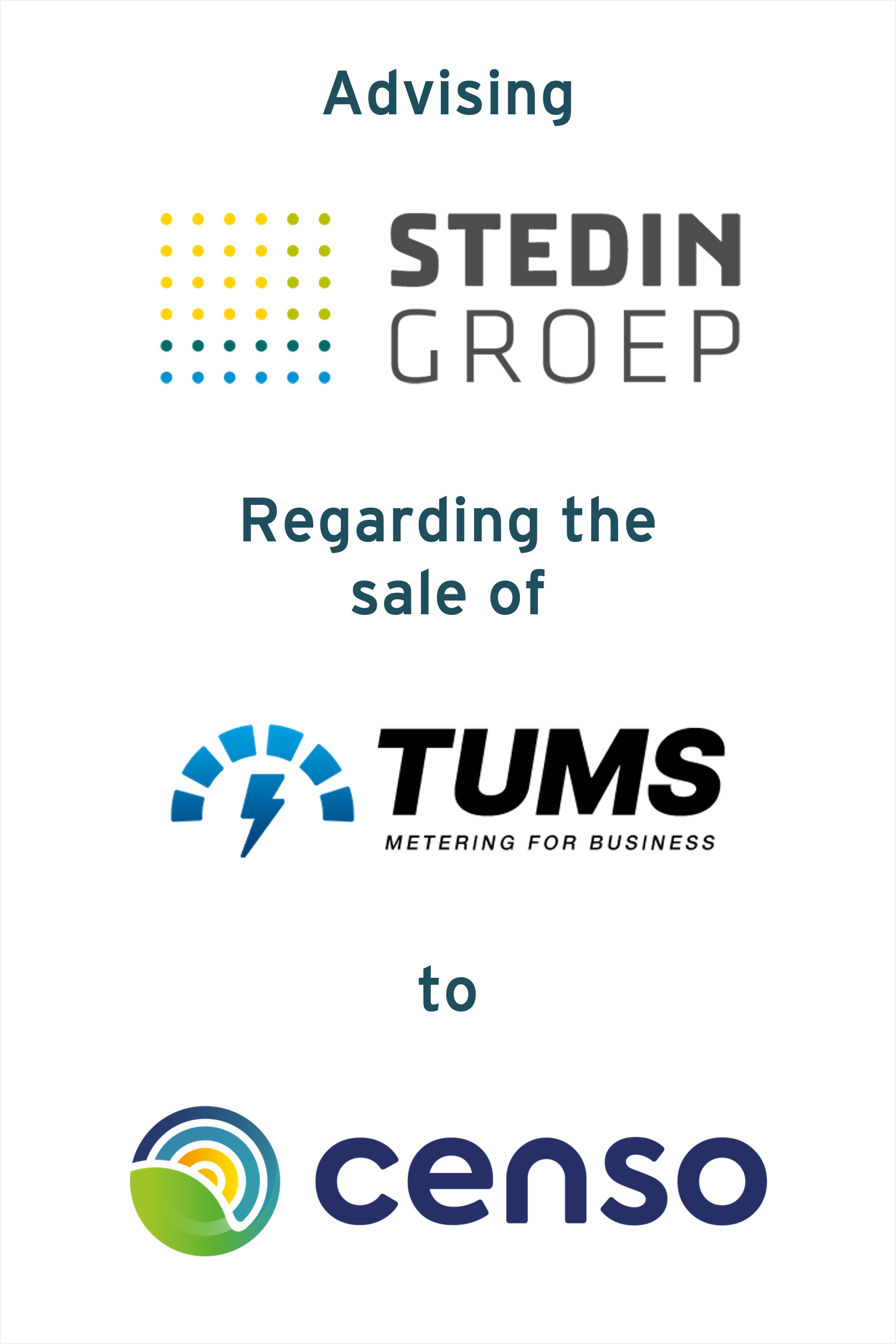 Stedin sells its commercial metering activities to Censo