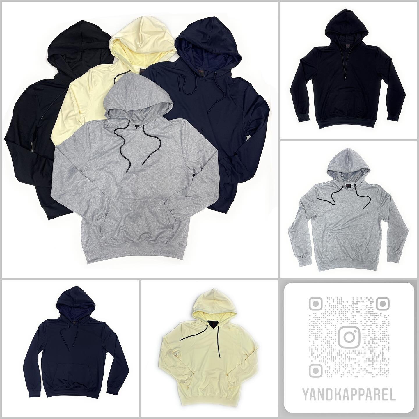 **Exclusive**
High end plain lightweight pullover hoodies , great for printing, sublimation, and embroidery 
100% Polyester 
4 Colors -Black, Grey, Cream, and Navy Blue
Sizes= S, M, L, XL, XXL
#hoodies #brand #wholesale #retail #yandkapparel #newyork
