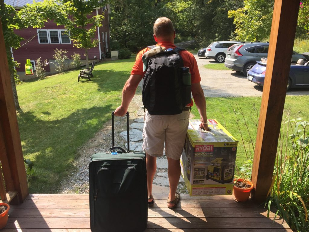 Steve Butcher loaded for hurricane relief