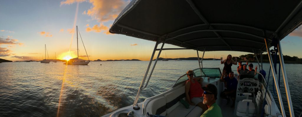 Sunset in March 2016 Caneel Bay