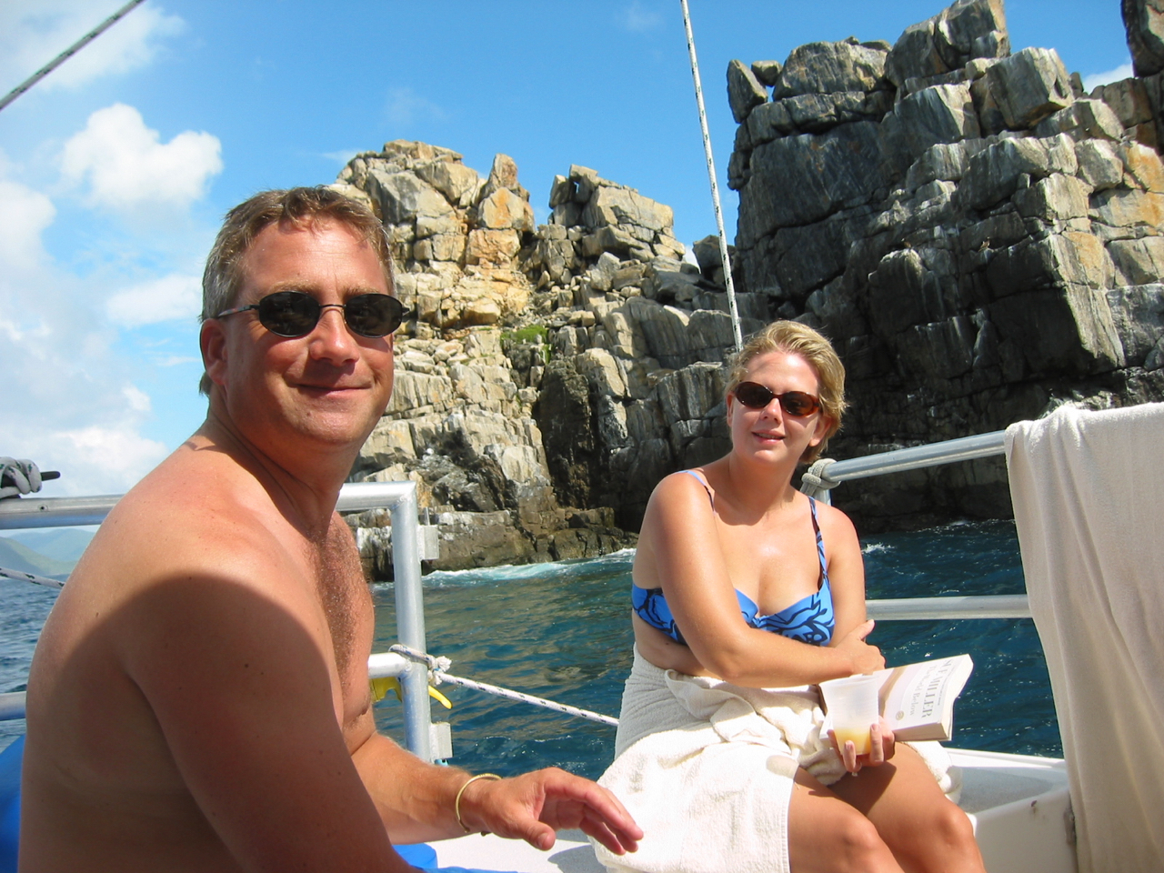 Stanley Eubanks and Carrie on Calypso, 2002