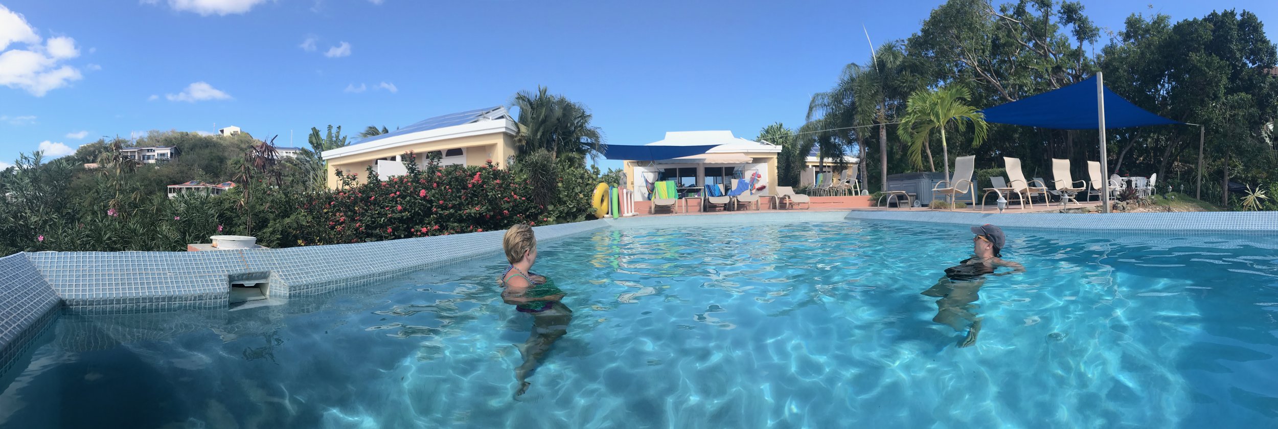 The other view from the pool - looking back east toward the Great Room (Carrie Butcher & Anna Wassa)