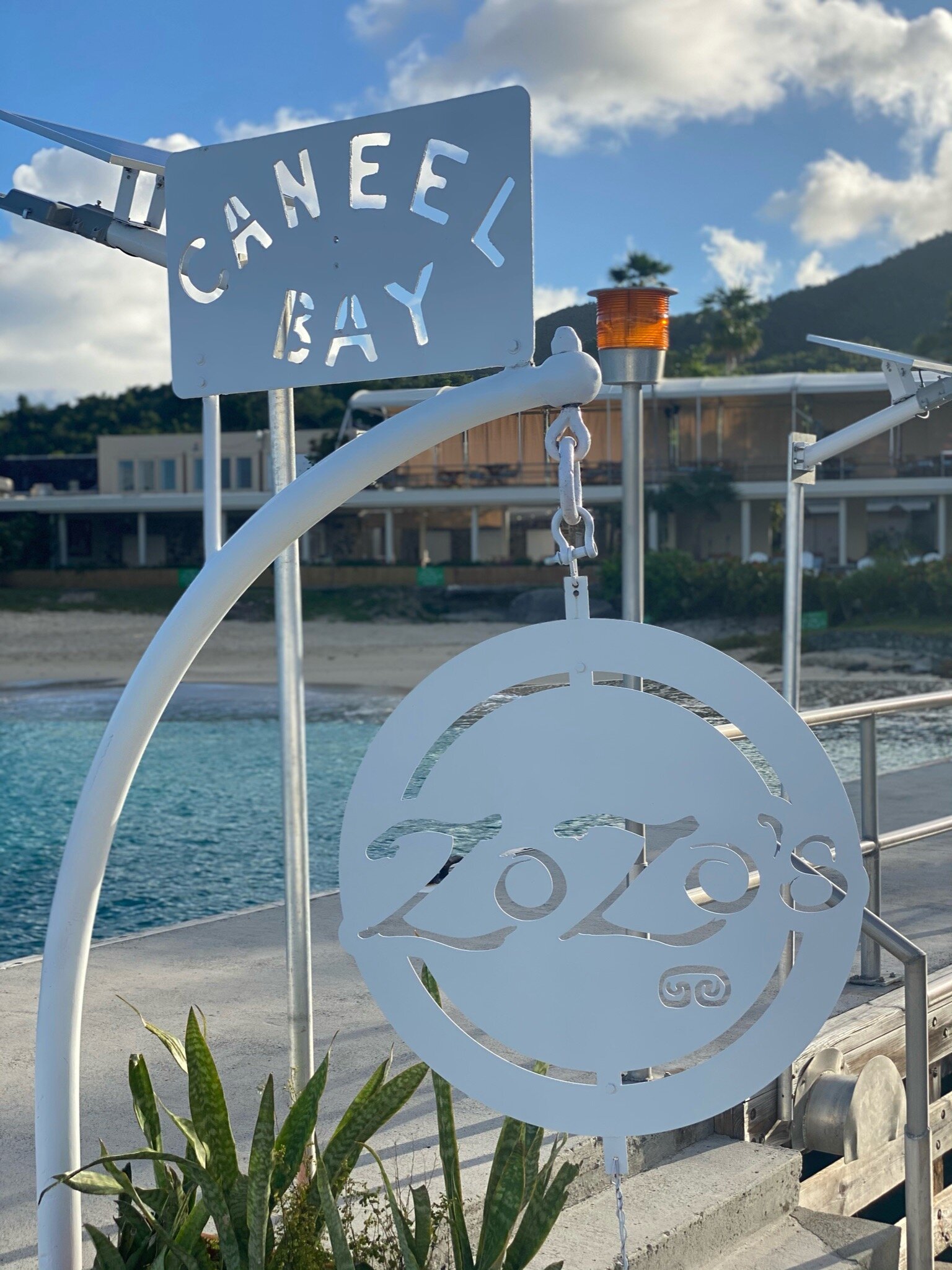 Zozo's at Caneel Bay dock