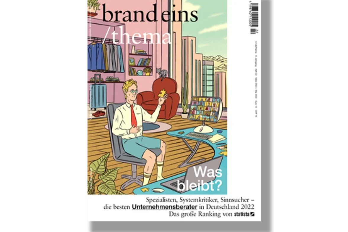 Zum vierten Mal in Folge: RETURN ON MEANING gehört laut brand eins zu den besten Unternehmensberatungen Deutschlands