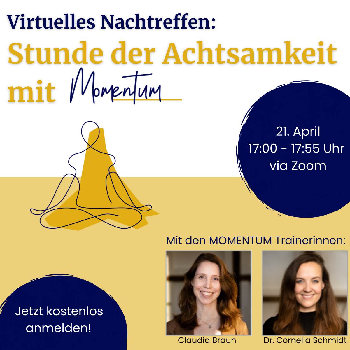 Virtuelles Nachtreffen: Stunde der Achtsamkeit mit Momentum