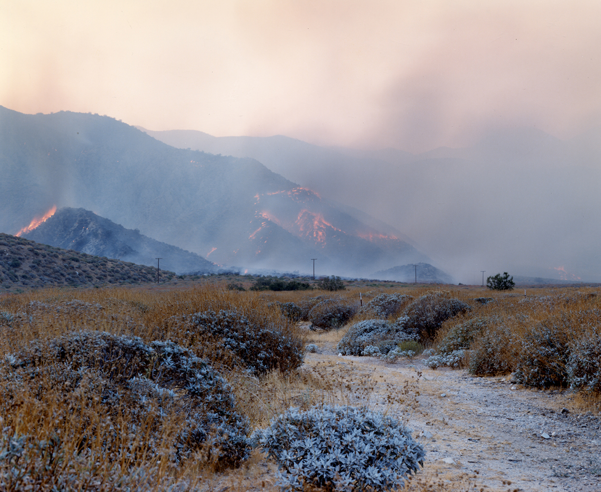  Accidental fire, San Bernardino Mountains, California, 1995 