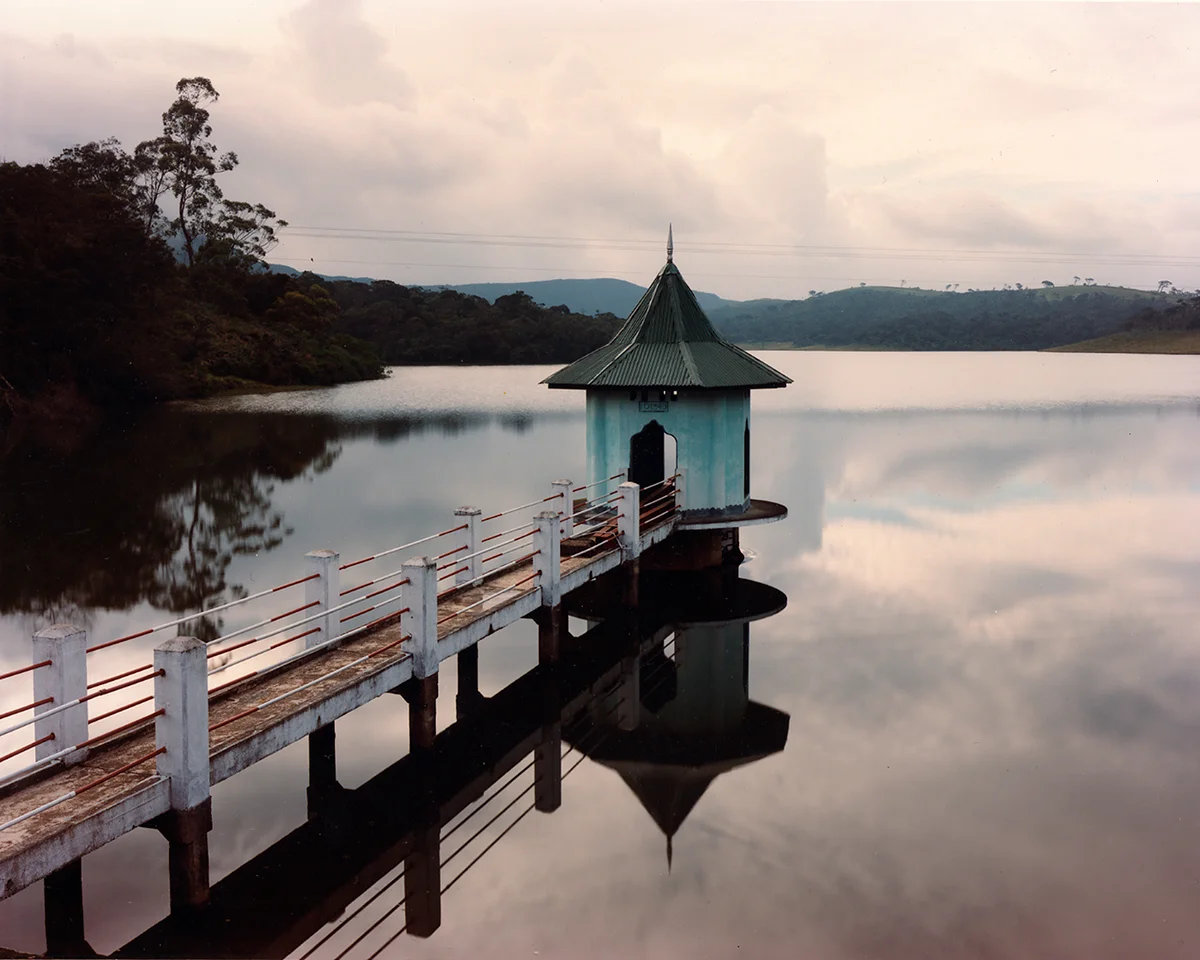 Reservoir and British-built gatehouse, near Nuwara Eliya, Sri Lanka, 1993