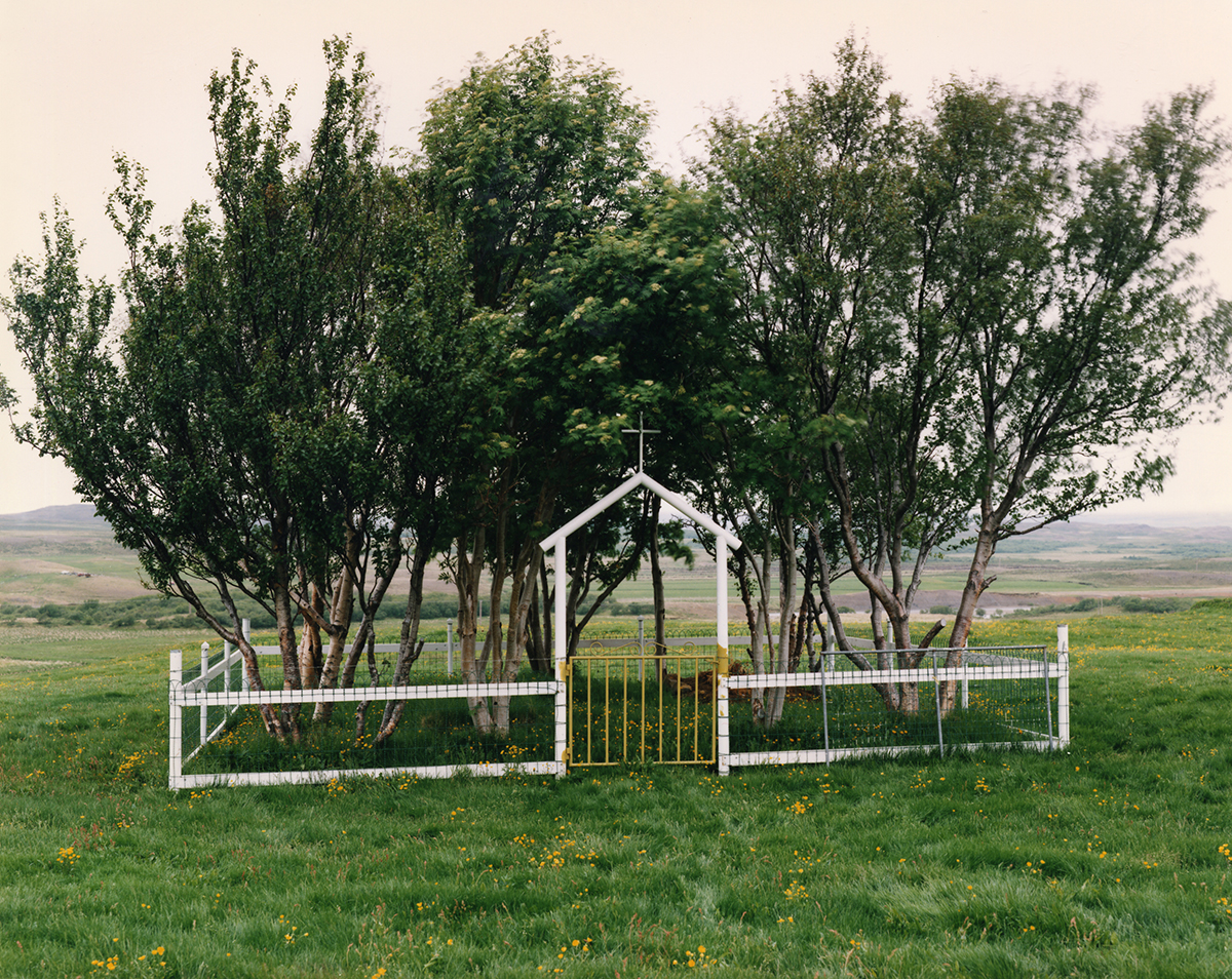  Cemetery in deforested landscape, Sandfell, Iceland, 1987 
