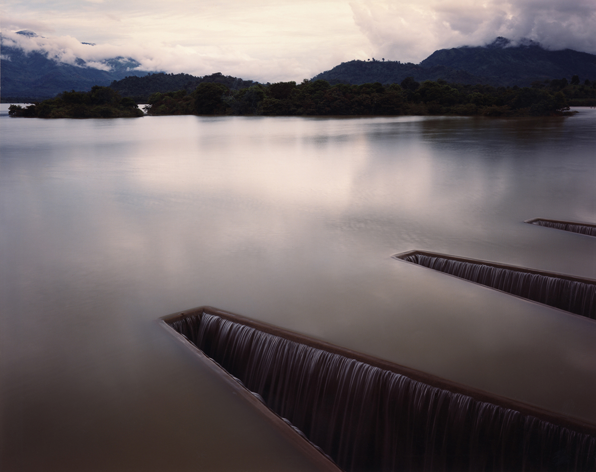  Sluices at a resevoir, part of a two-thousand-year-old irrigation system now updated, near Badulla, Sri Lanka, 1993 