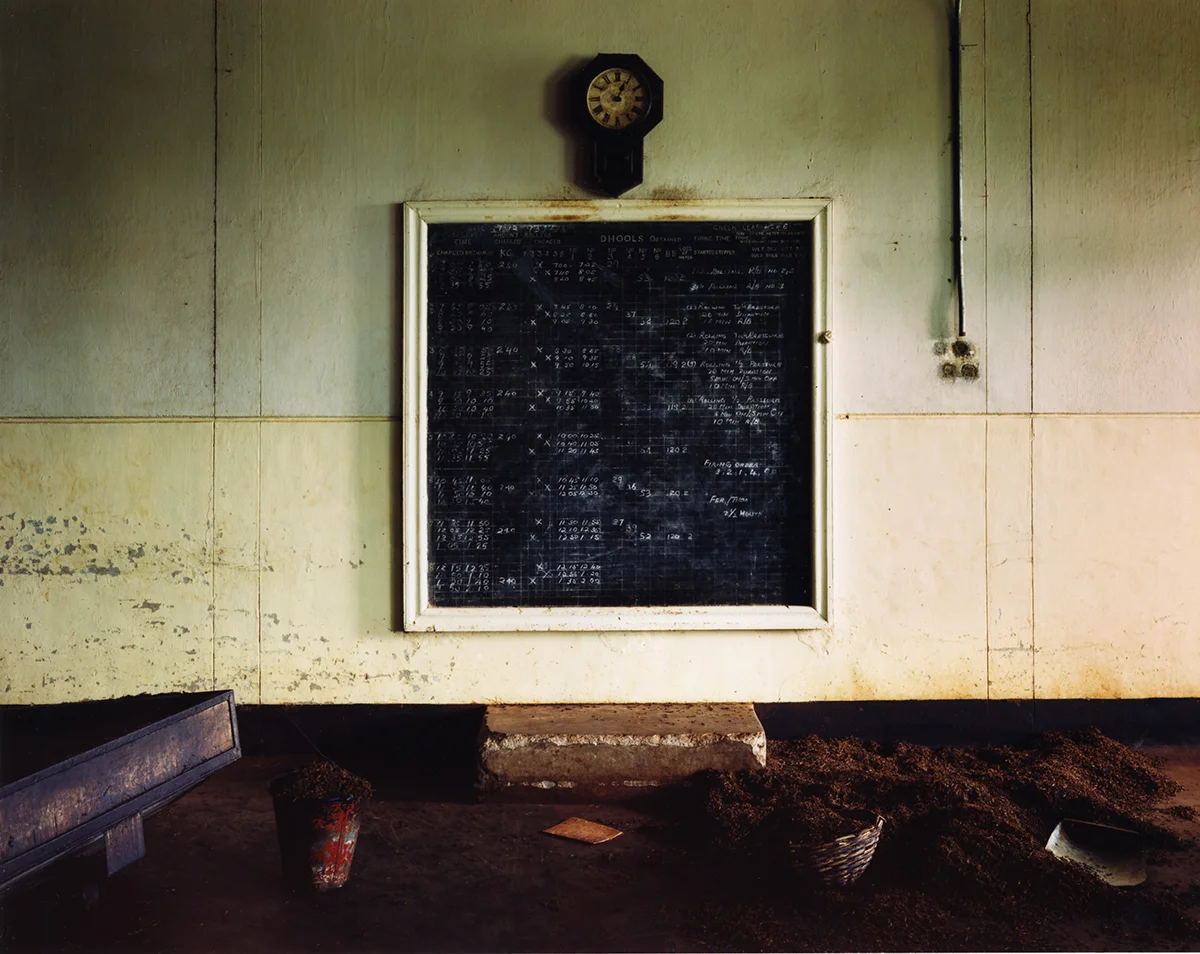 Tea factory, Mutwagalla Estate, Kiriella, Sri Lanka, 1993