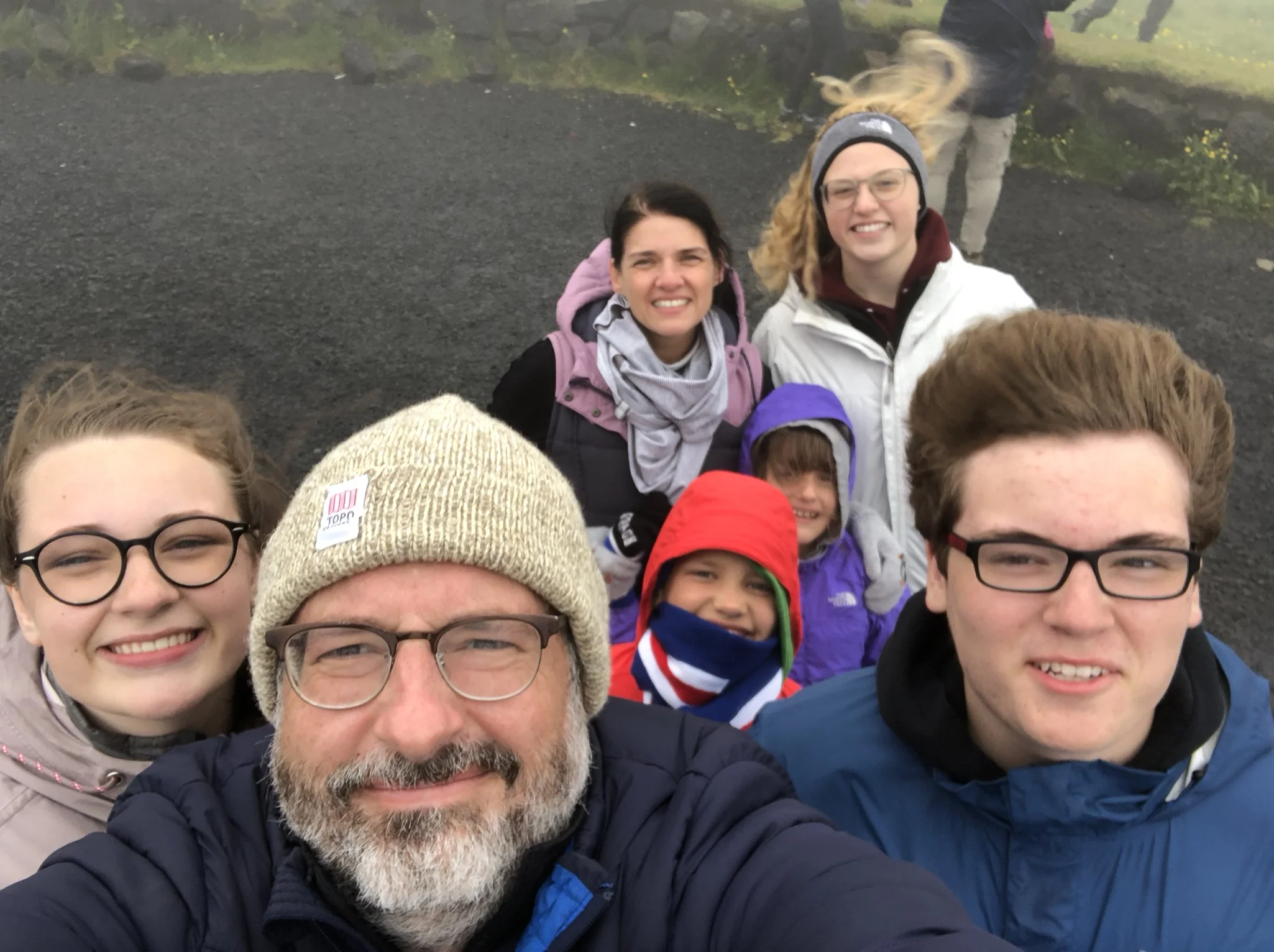 Our kids in Iceland
