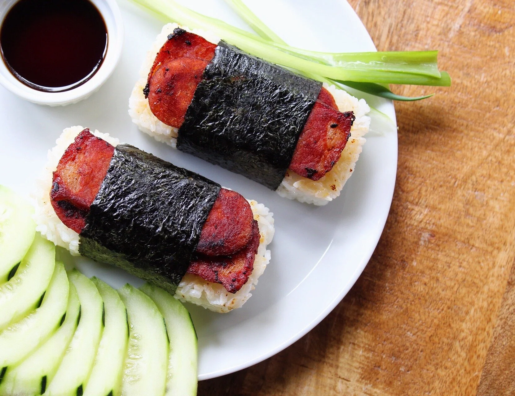Portuguese Sausage Musubi