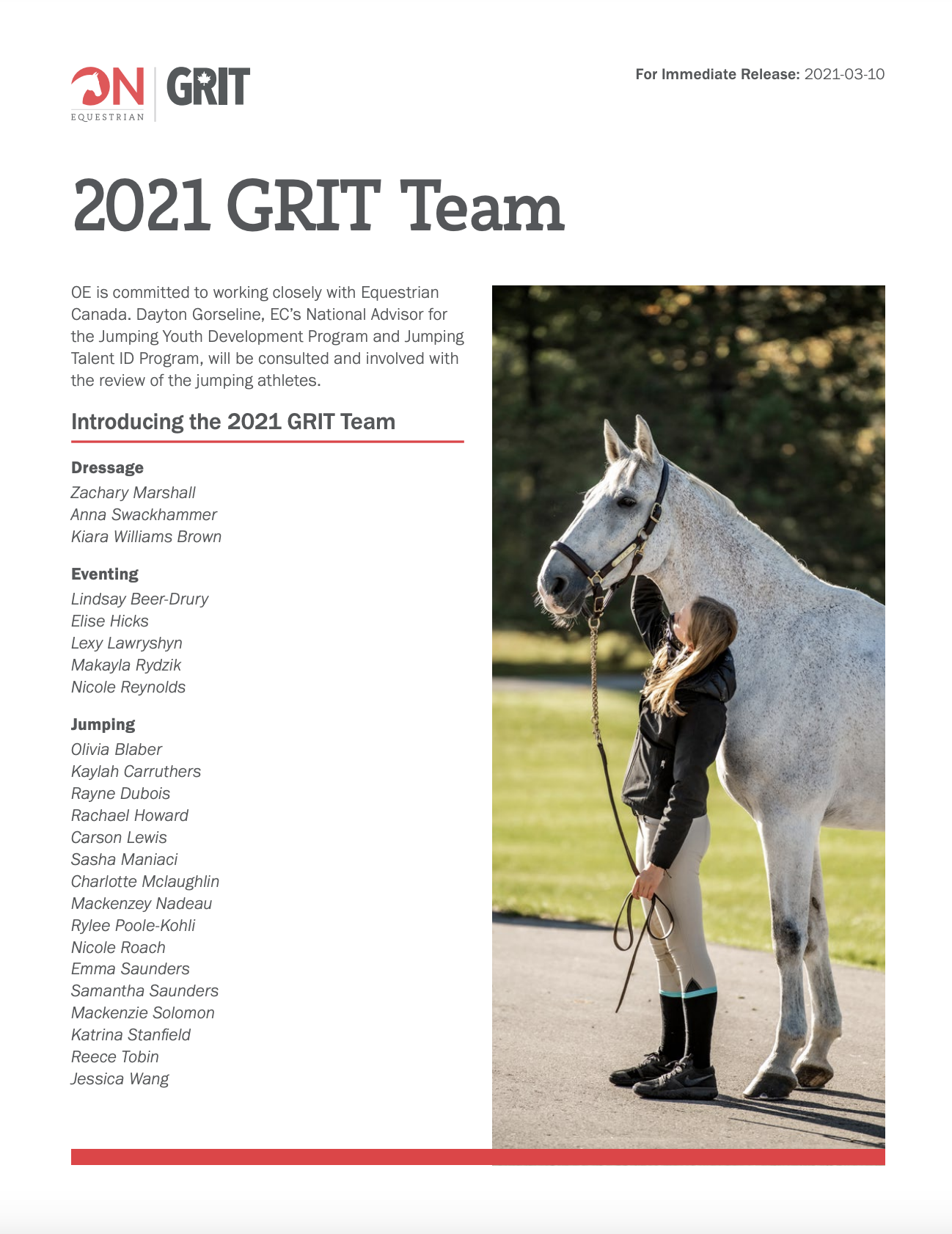 GRIT Press Release 2021