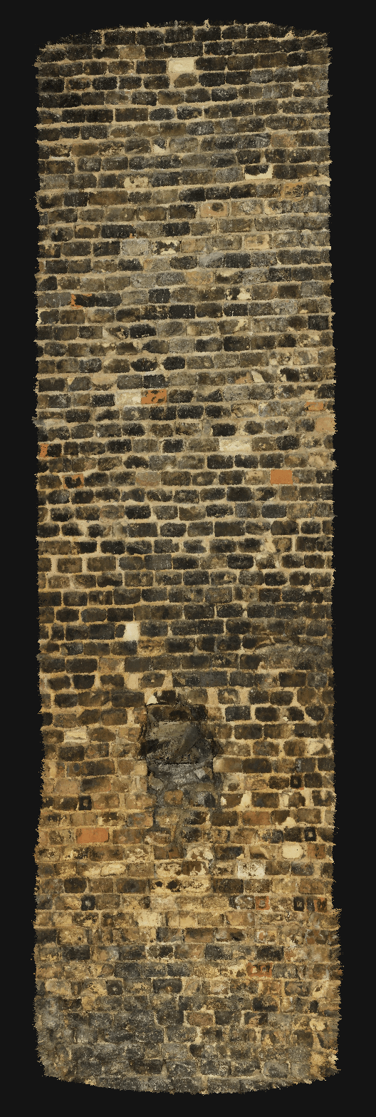 Abwicklung der Innenwand