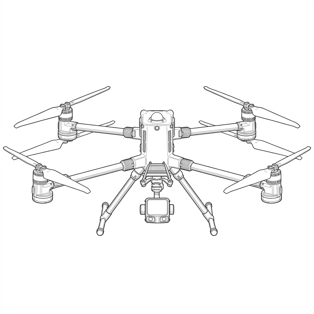 Vermessungsdrohne mit LiDAR-Laserscanner