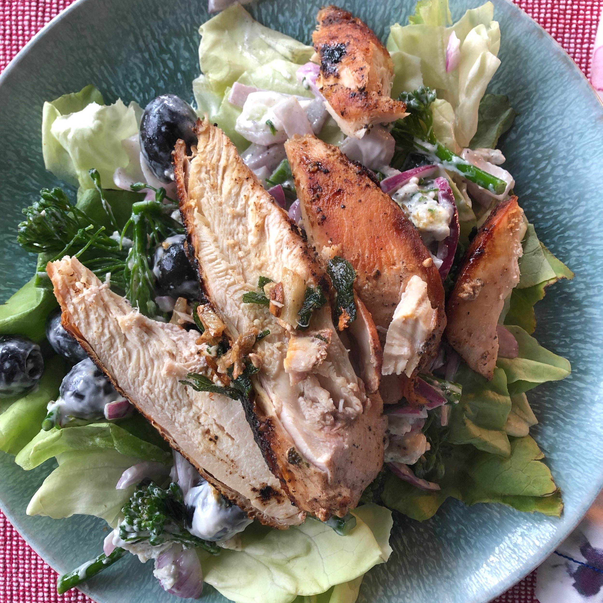 Chicken & Creamy BOO Salad