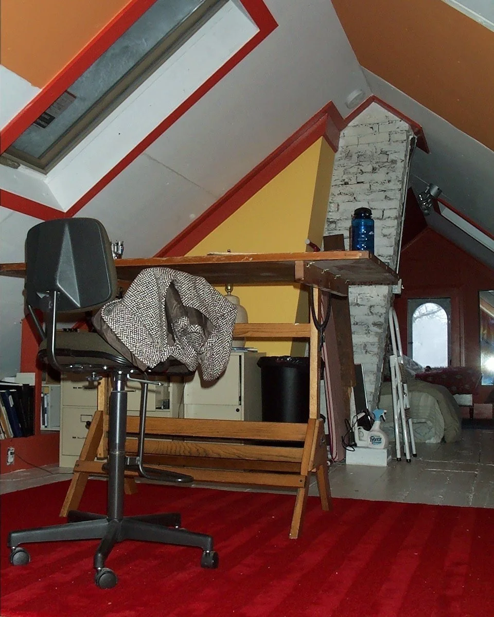 Attic Remodel Work Space
