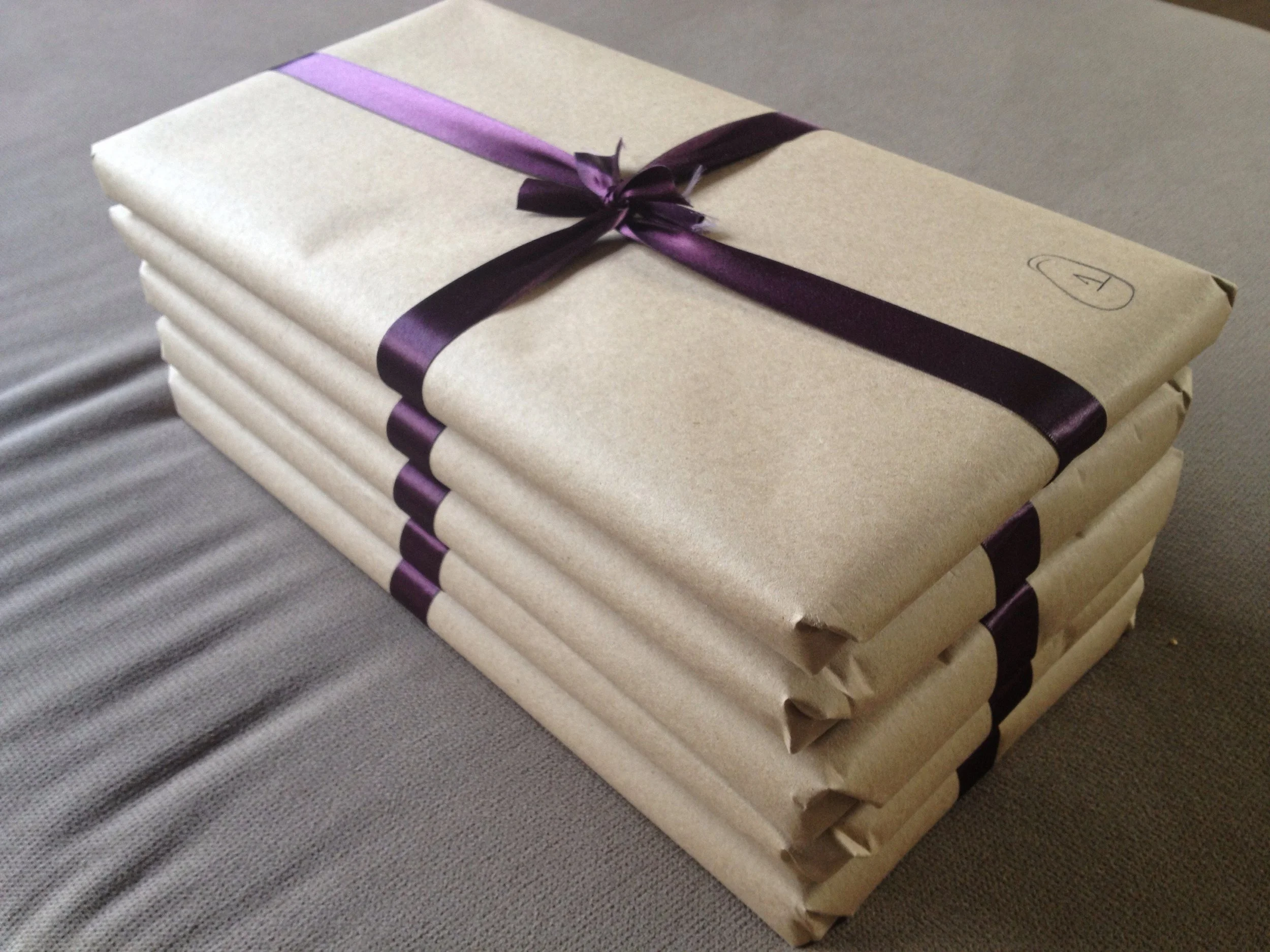 Small business wall decor packaging