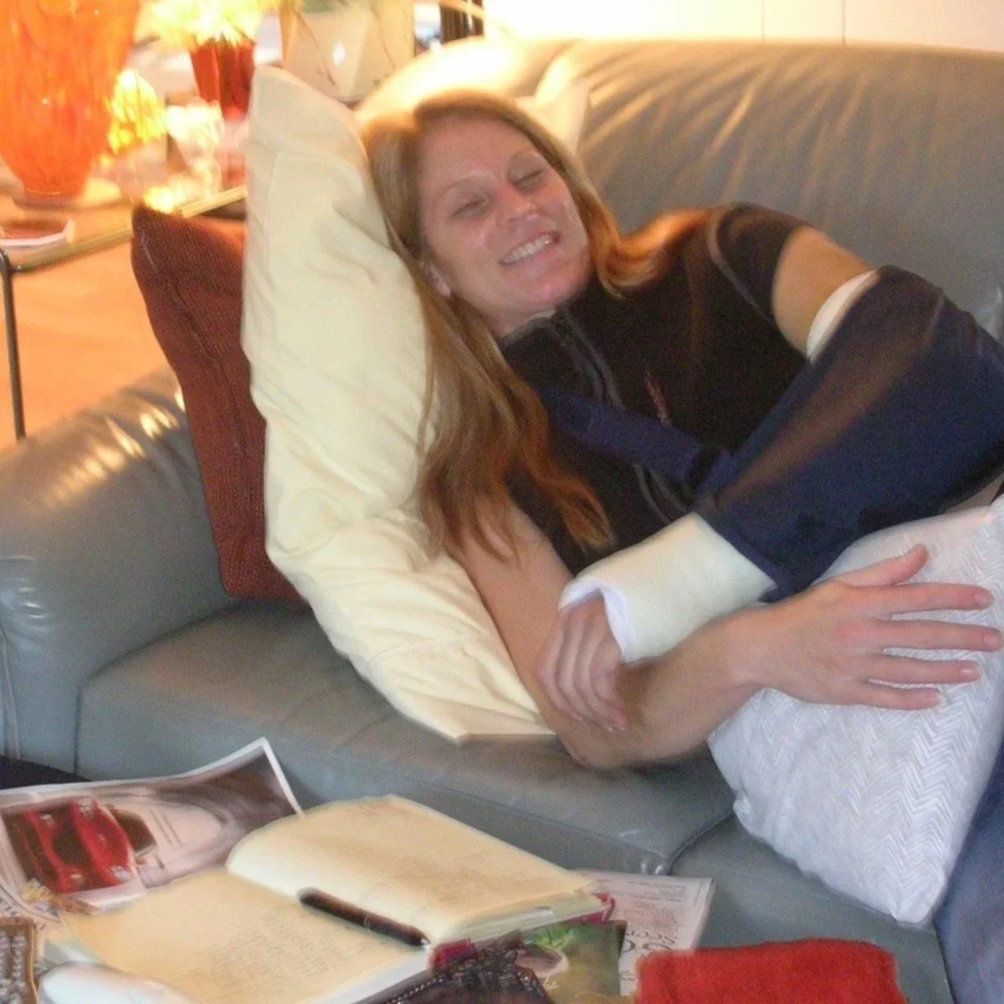 Anita Recovering at Home