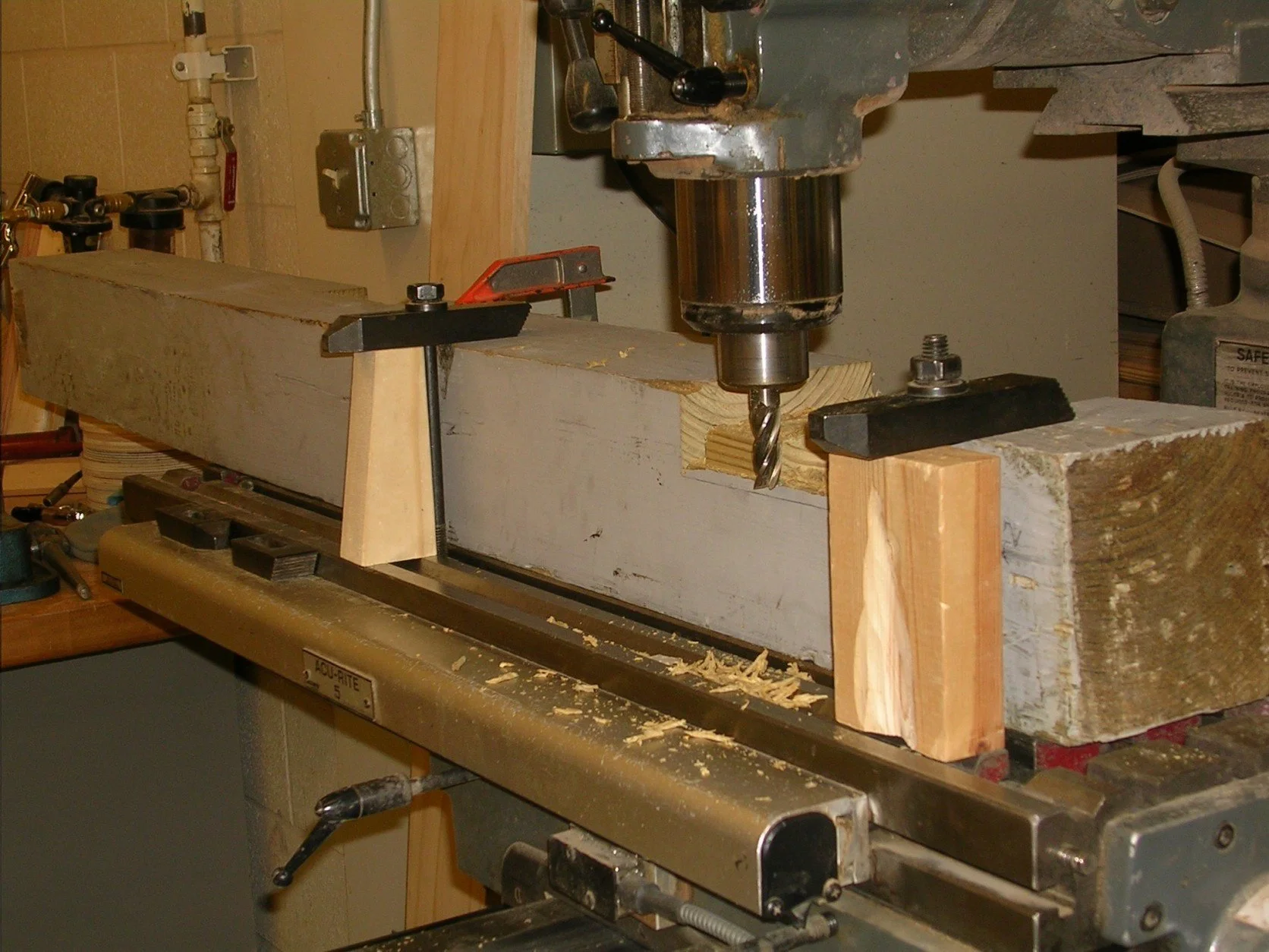 Media Center Routing Shelving