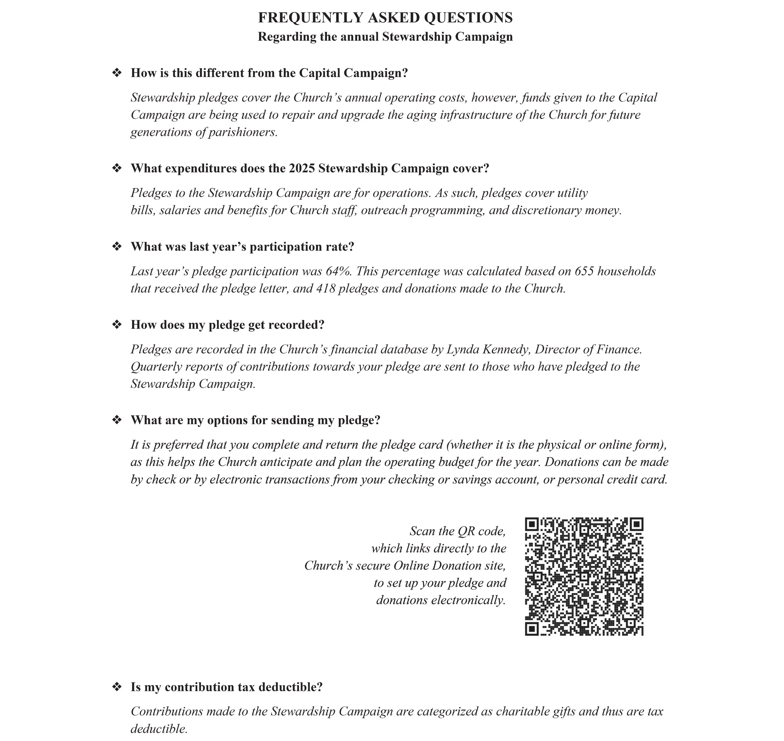 Annual Appeal 2025 — Calvary Episcopal Church