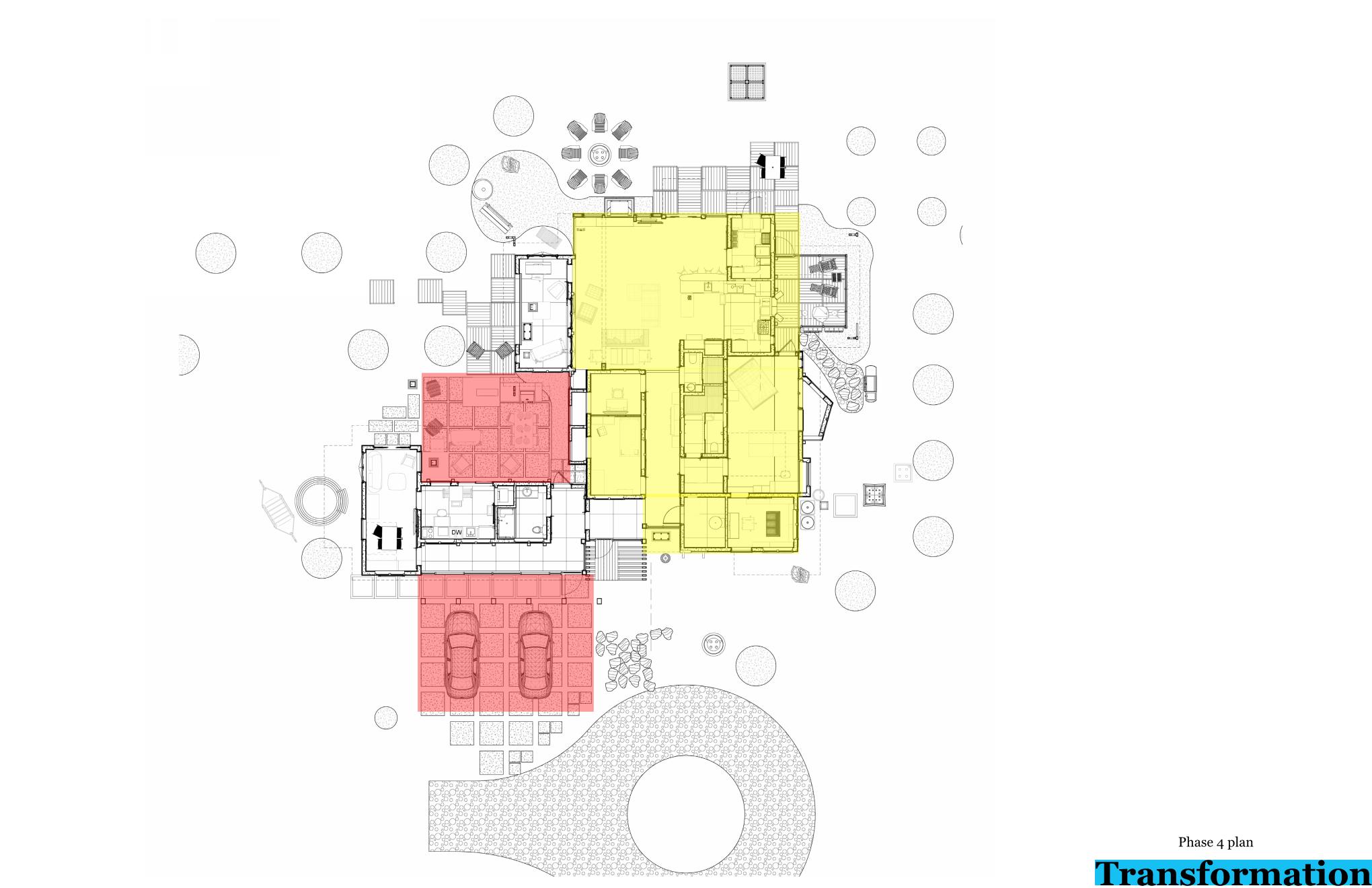 Courtyard and Transport MOD arrive