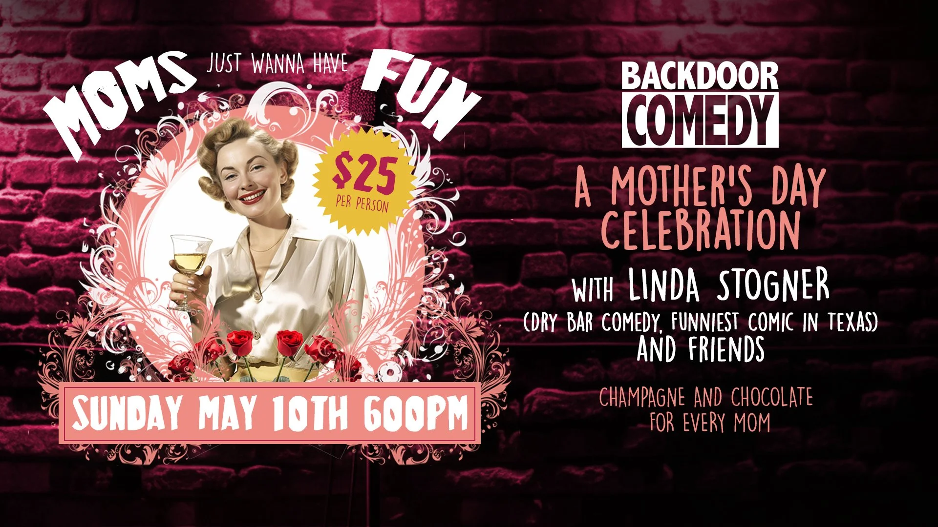 Mother's Day comedy show richardson