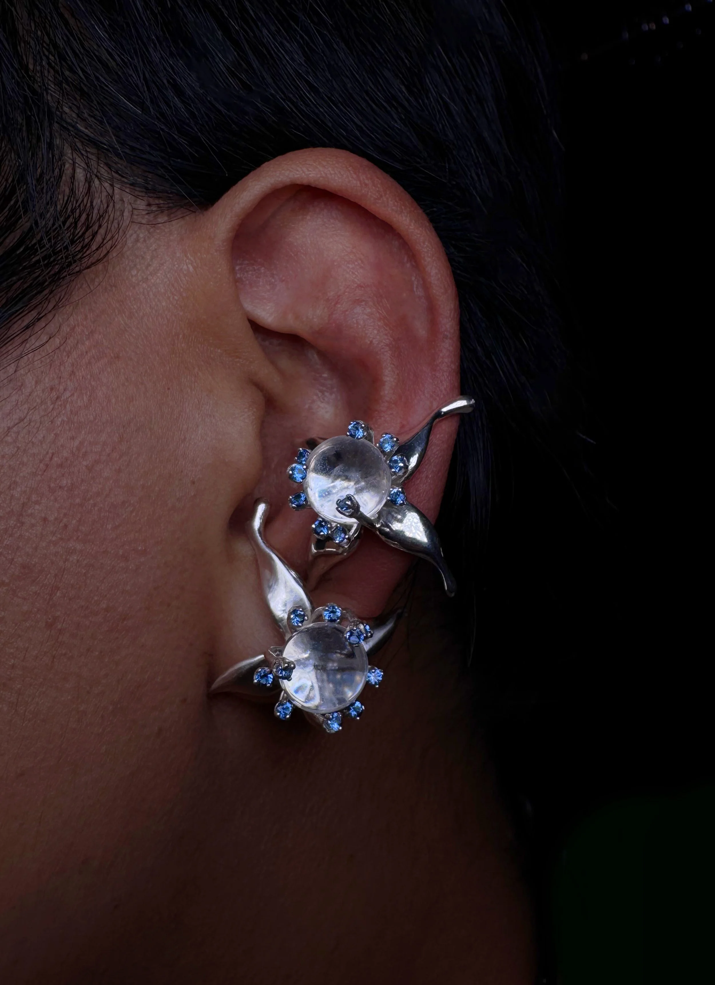 Fibreglass Petal Earrings