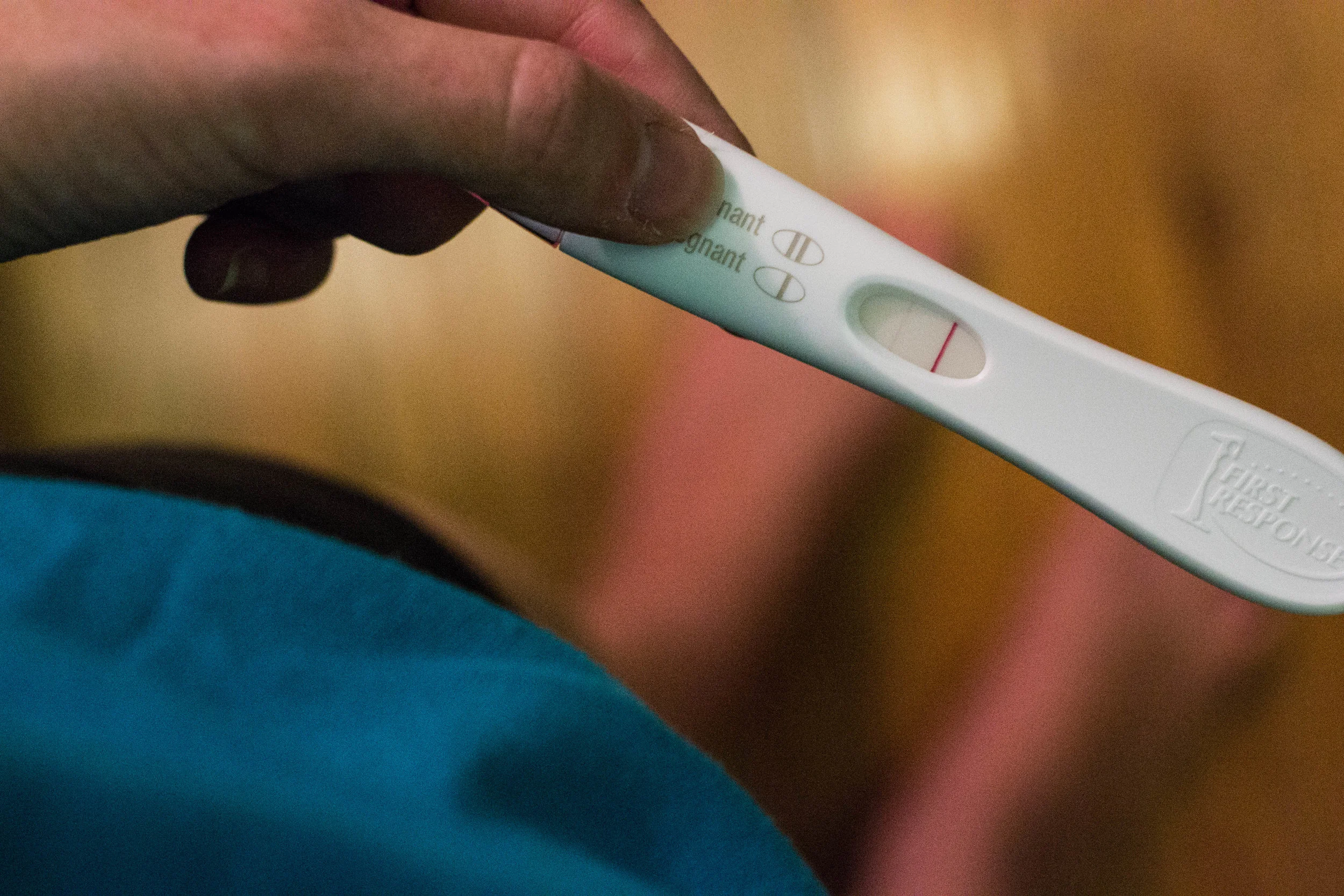 Finding Out We're Pregnant || Faint Positive Pregnancy Test || 8 dpo || Hayley Fiser || thehayleyfiser.com