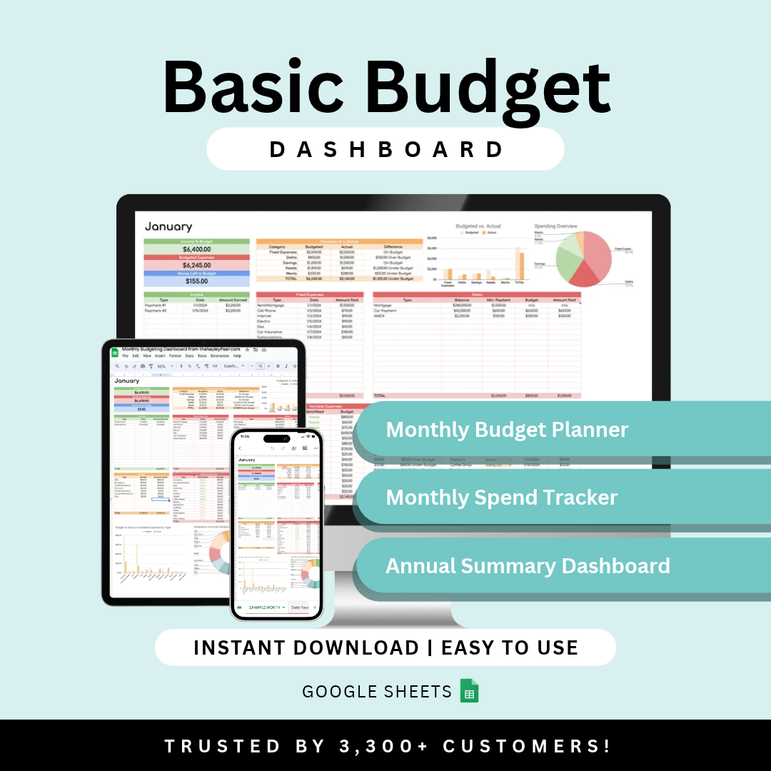 Basic Budgeting Dashboard