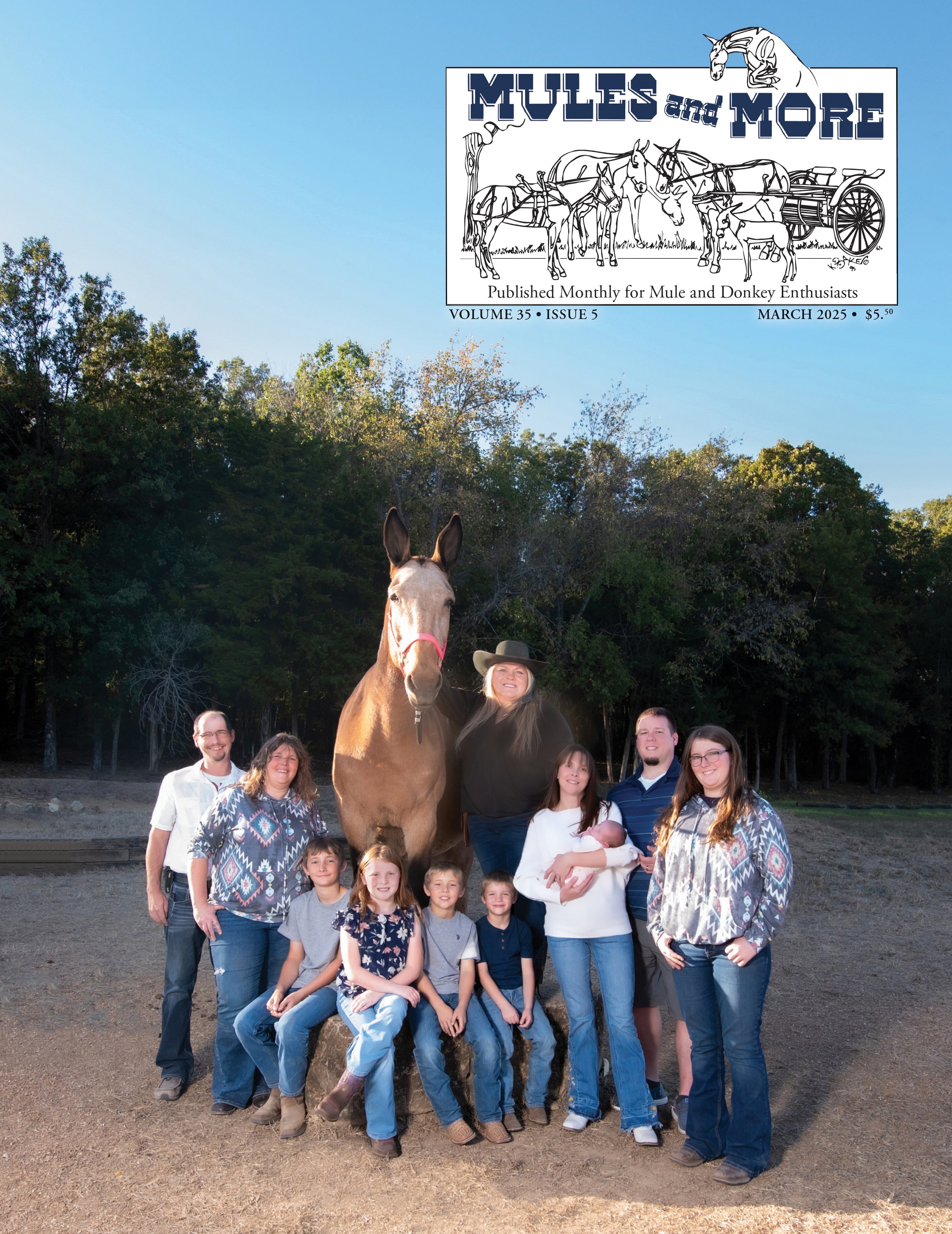 March 2025 Issue Single Copy of Mules and More
