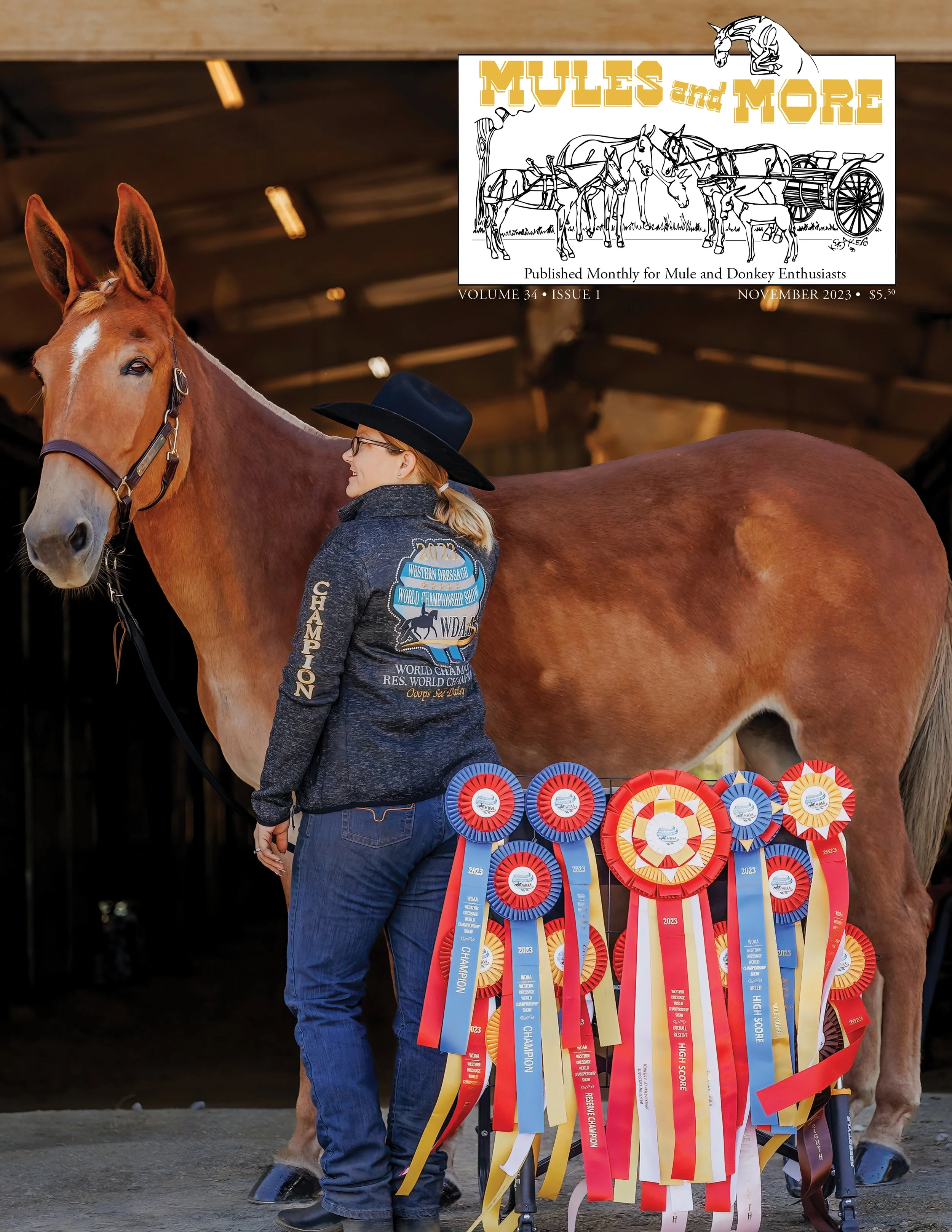 November 2023 Single Copy of Mules and More