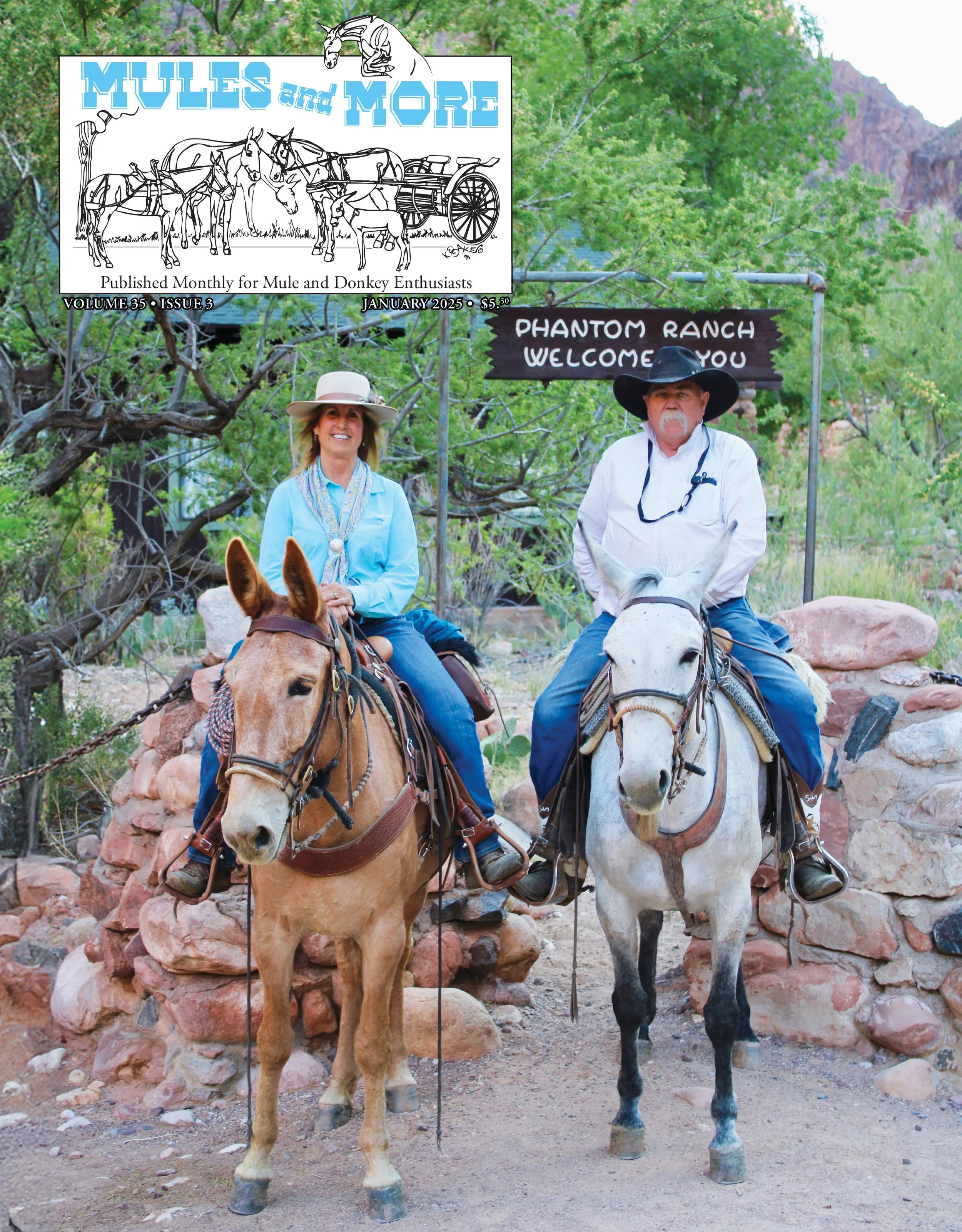 January 2025 Issue Single Copy of Mules and More
