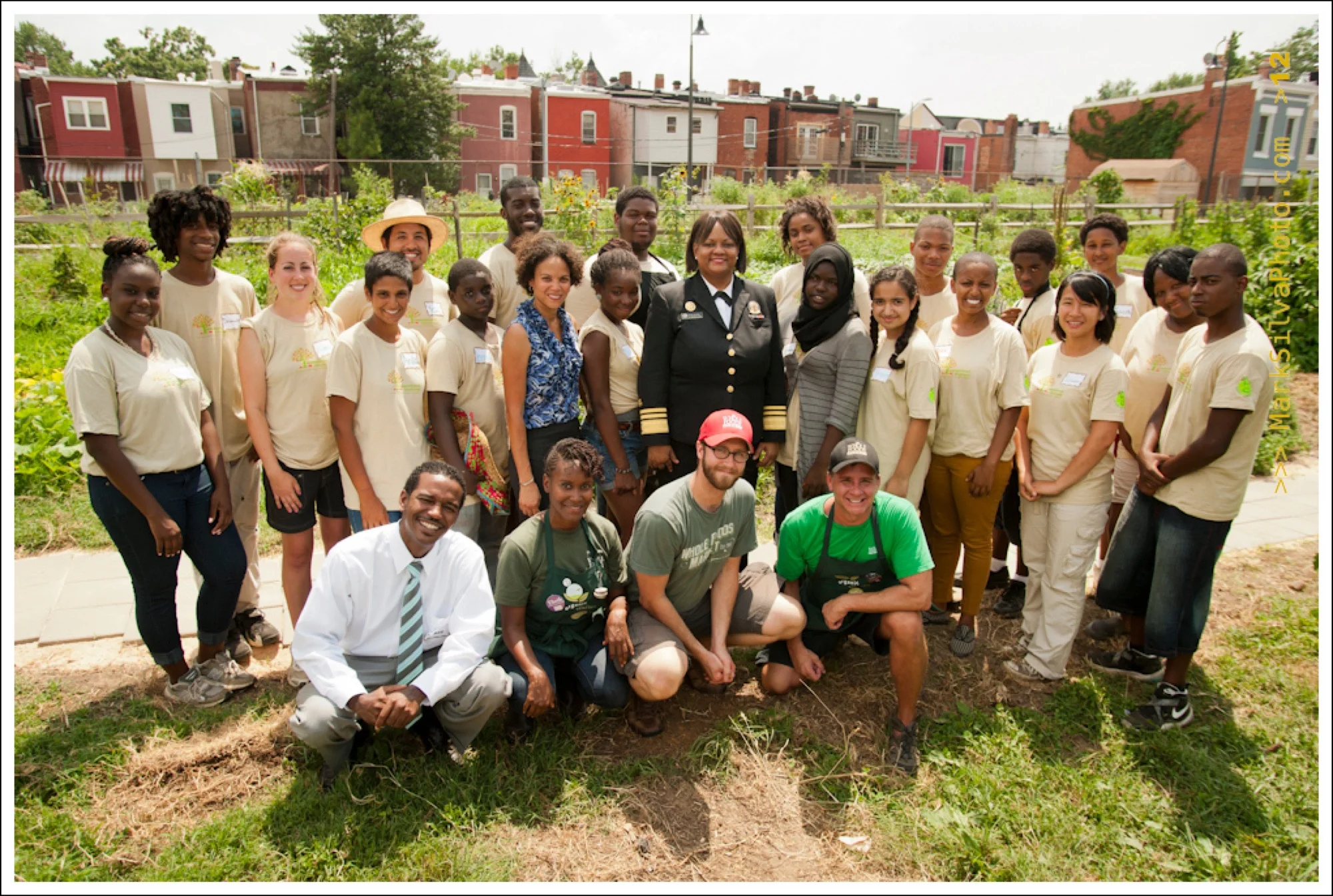 The US Surgeon General visits Common Good City Farm in 2012