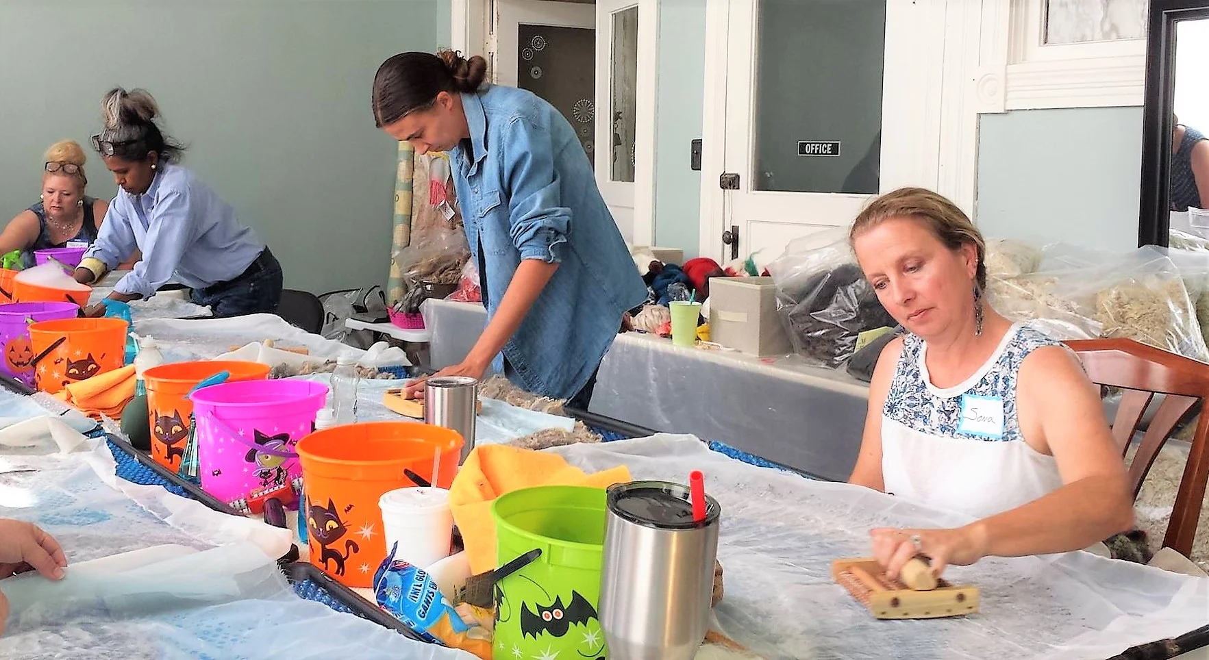 Felting in action.JPG